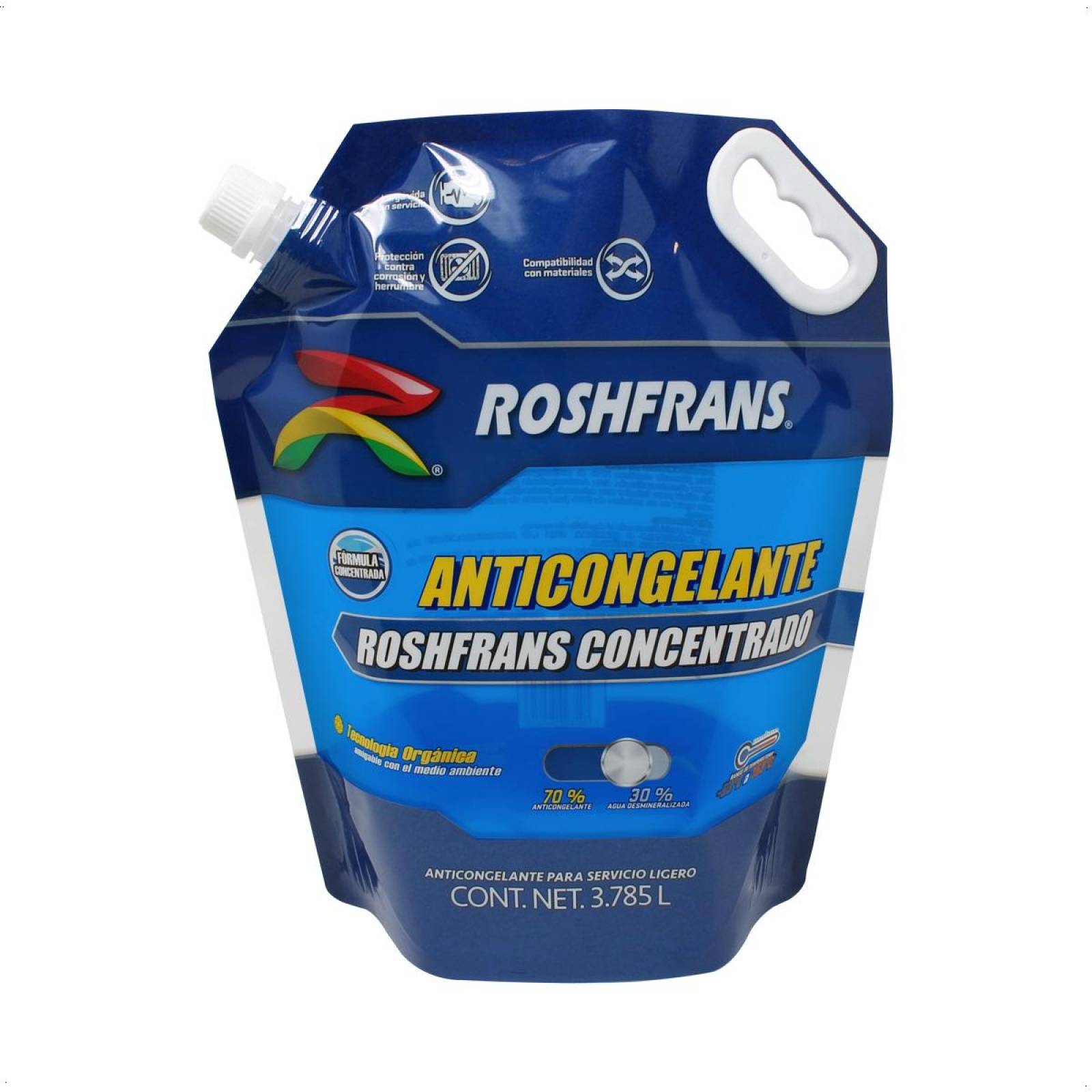 Anticongelante Azul CONCENTRADO 3.785 L Roshfrans 