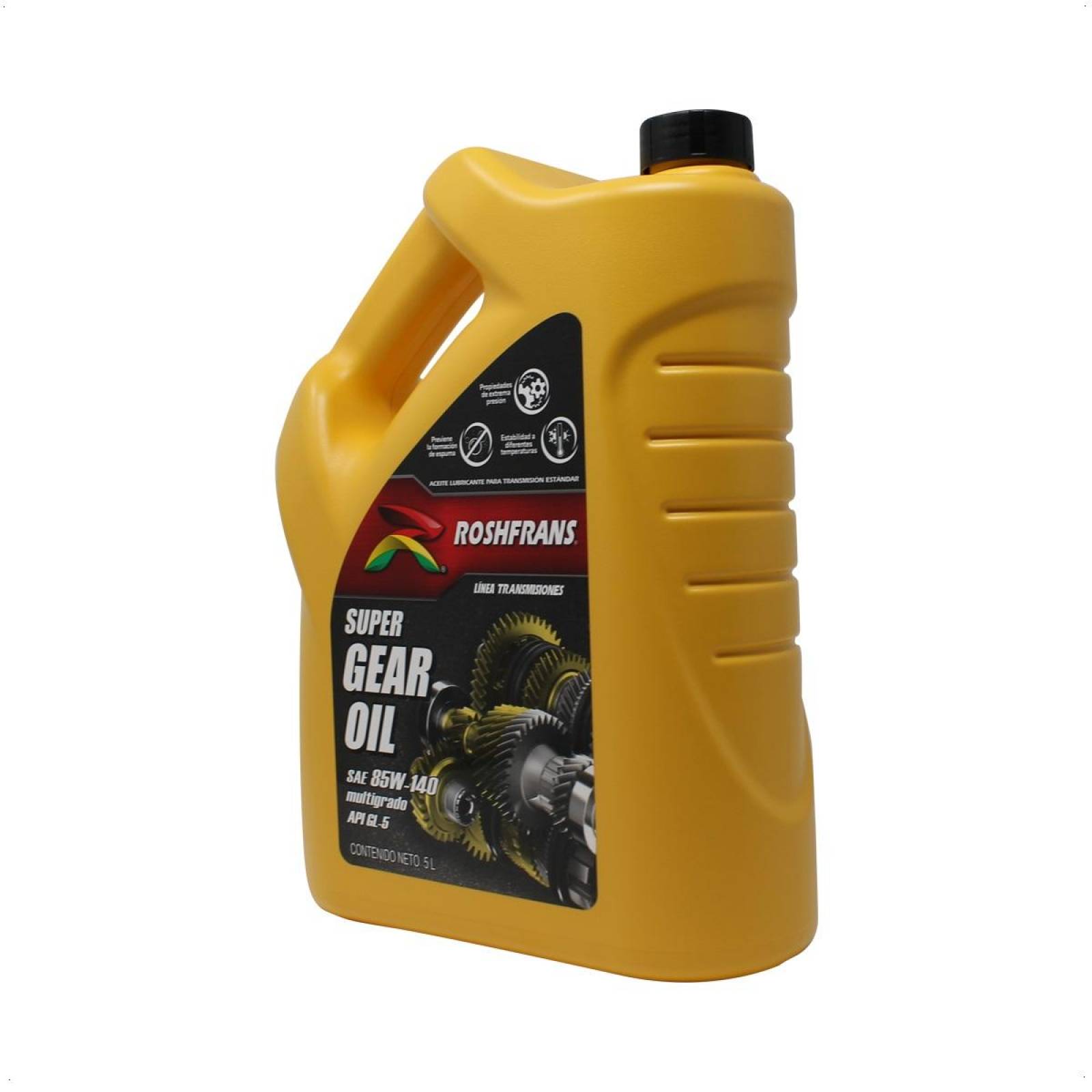 Aceite Transmision Estandar 85W140 SUPER GEAR OIL API GL-5 5 L Roshfrans