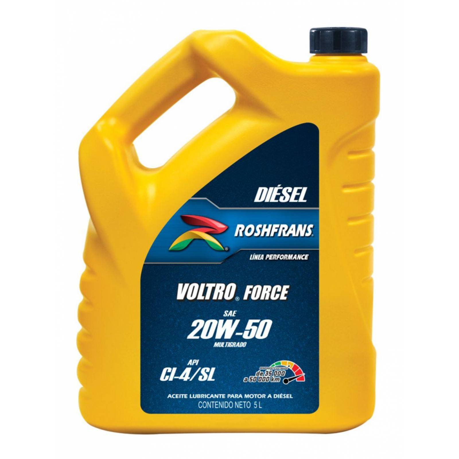 Aceite Motor Eq Pesado 20W50 VOLTRO FORCE 5 L Roshfrans 