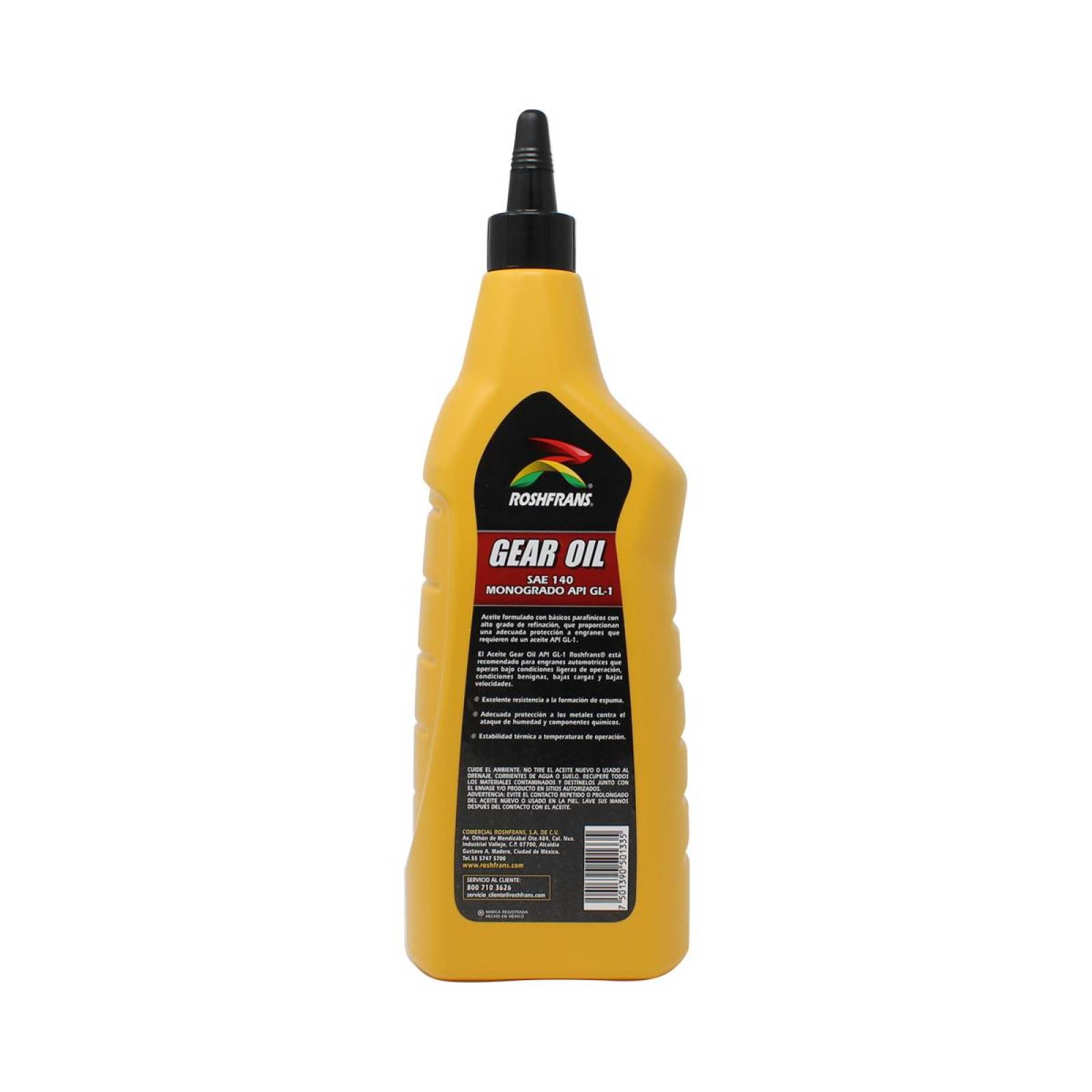 Aceite Transmision Estandar GEAR OIL SAE 140 950 ml Roshfrans 