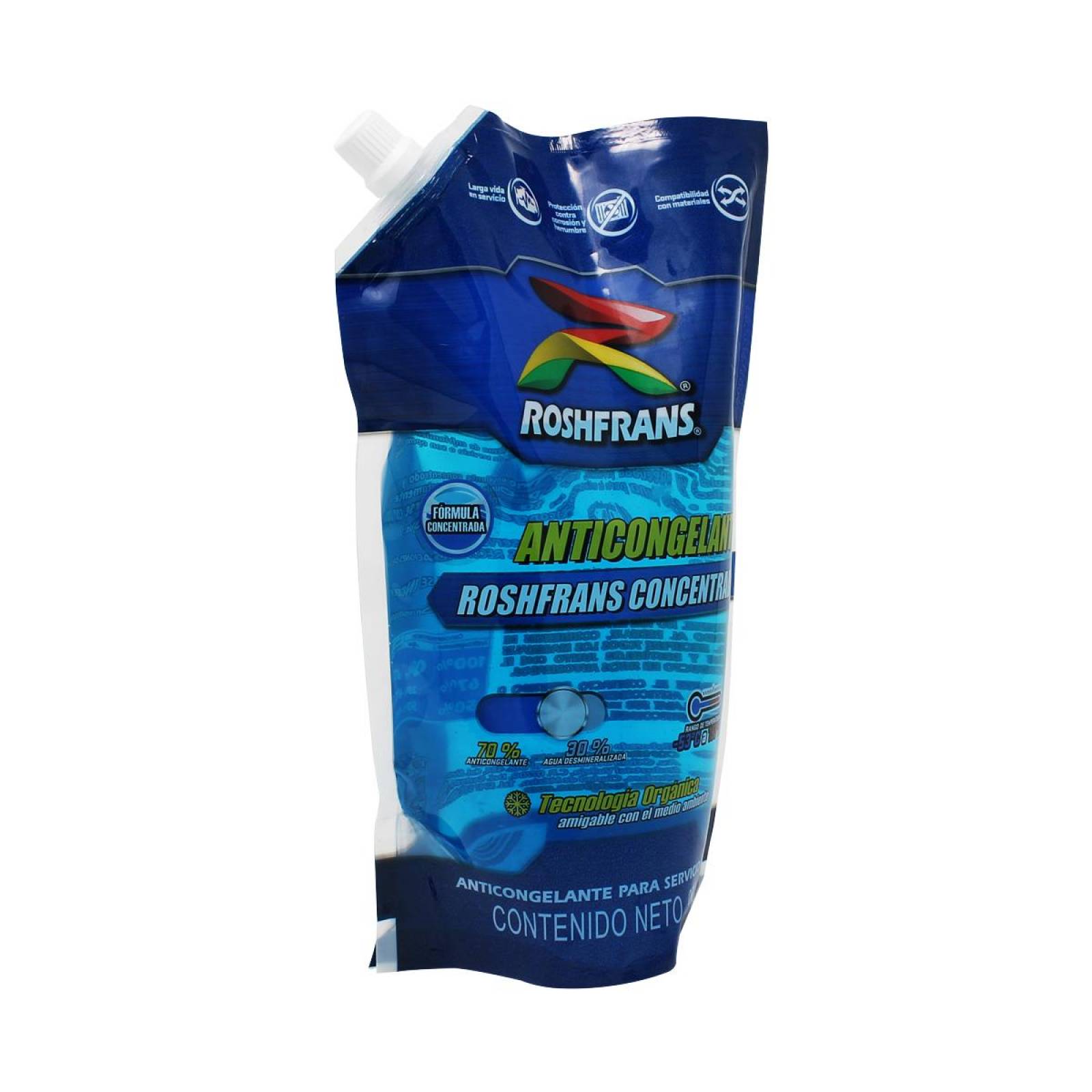 Anticongelante Azul CONCENTRADO 950 ml Roshfrans 