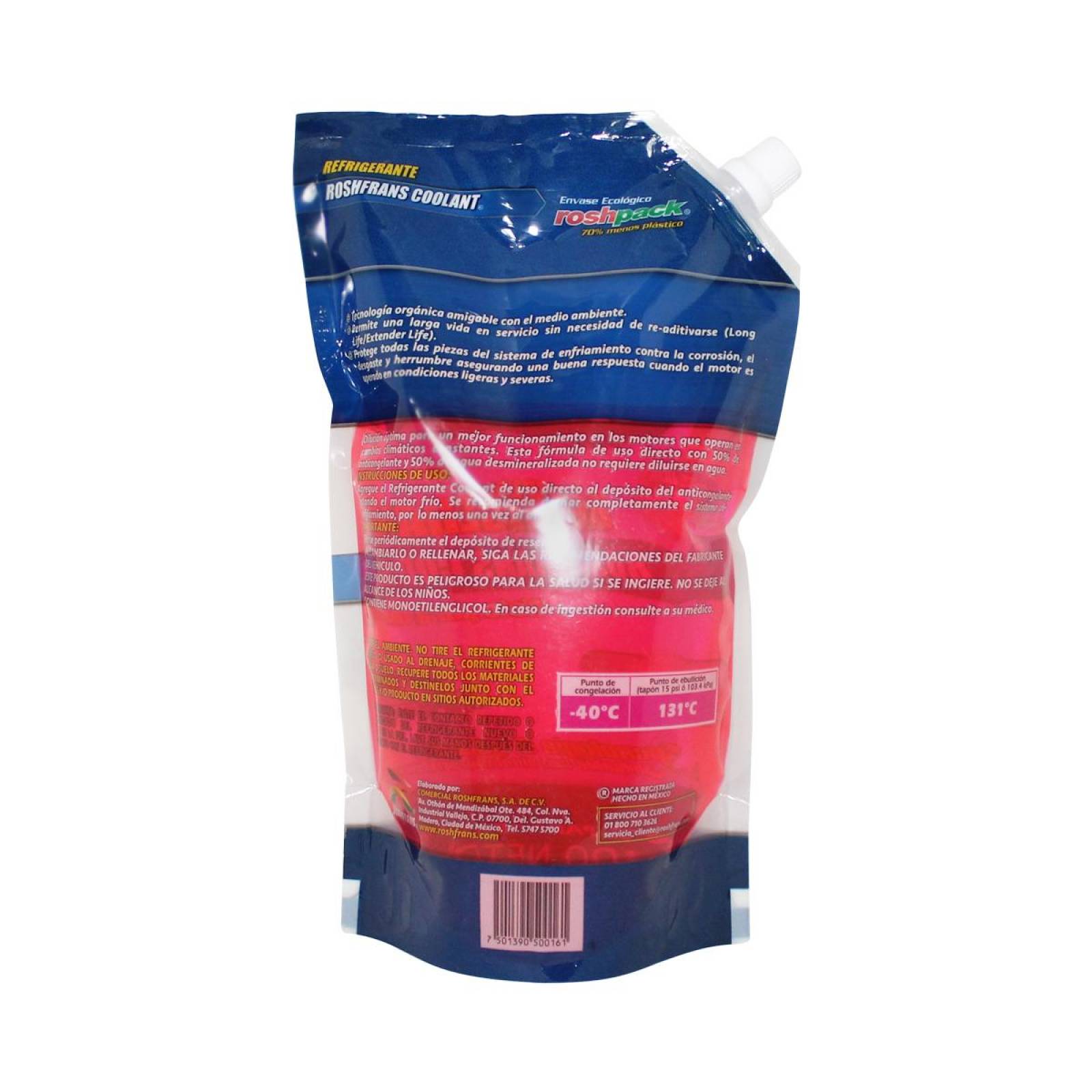 Anticongelante Rosa COOLANT USO DIRECTO 950 ml Roshfrans