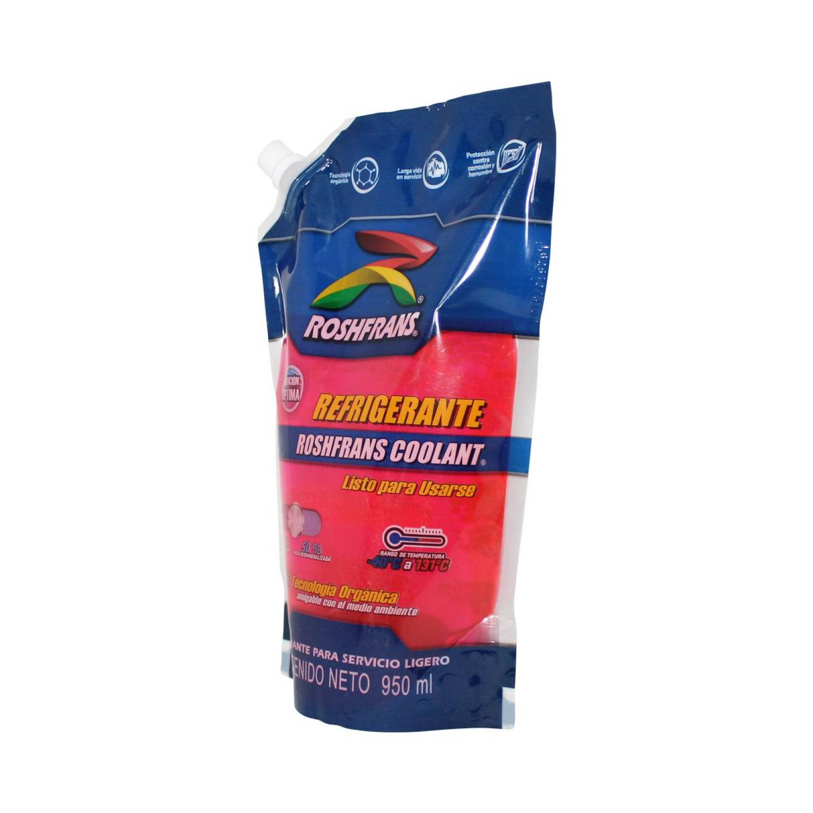 Anticongelante Rosa COOLANT USO DIRECTO 950 ml Roshfrans