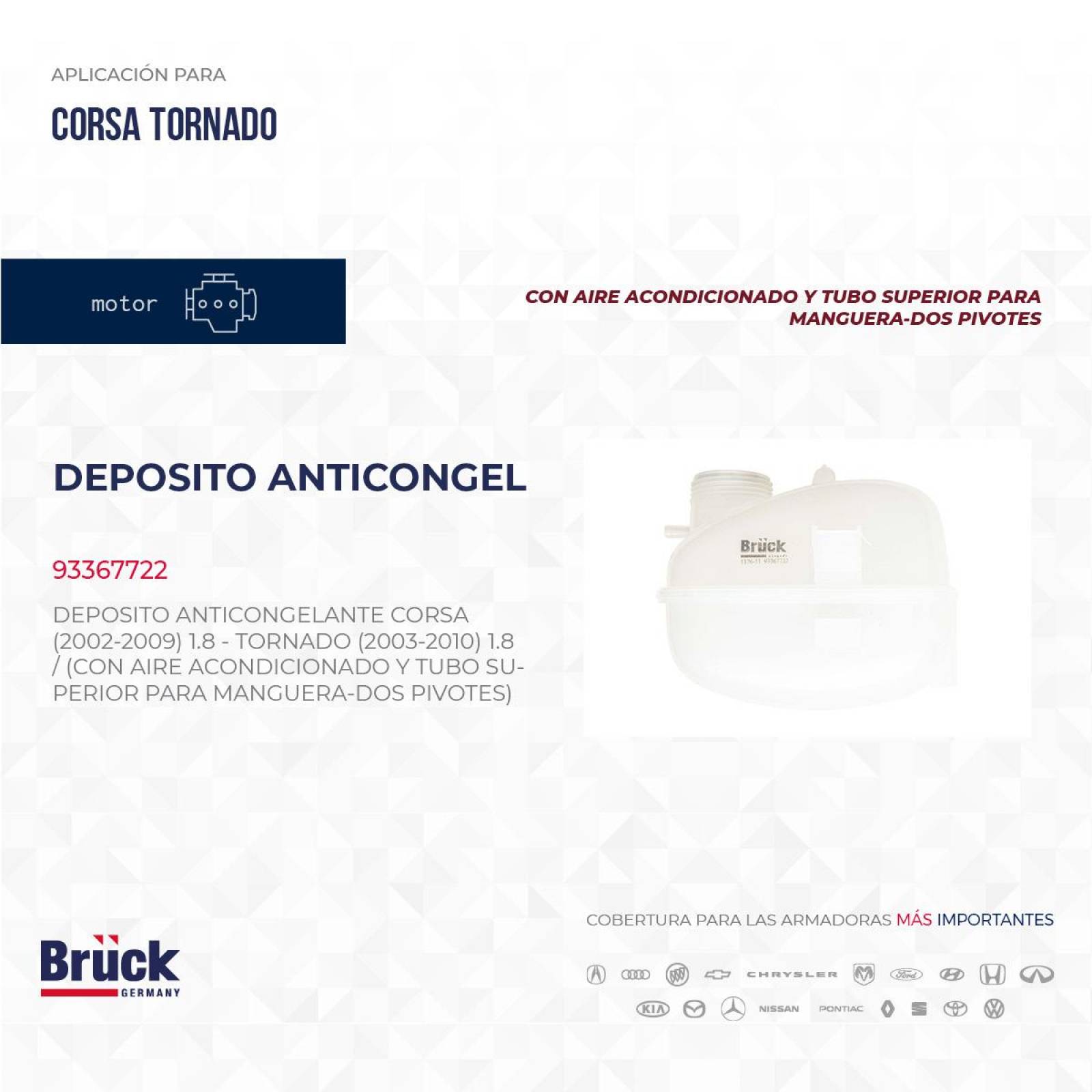 Deposito Anticongelante 93367722 Bruck-Germany 