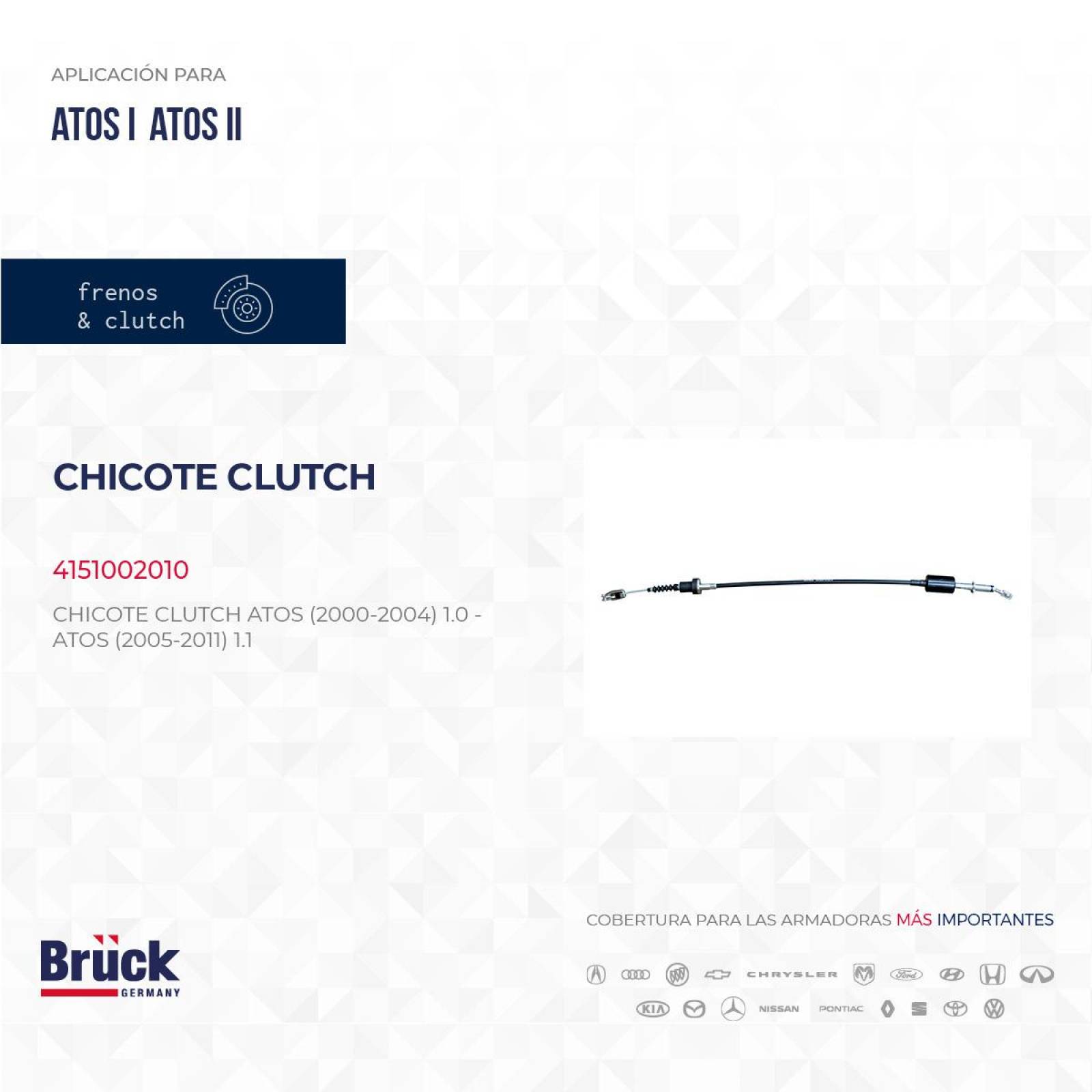 Chicote Clutch 4151002010 Bruck-Germany