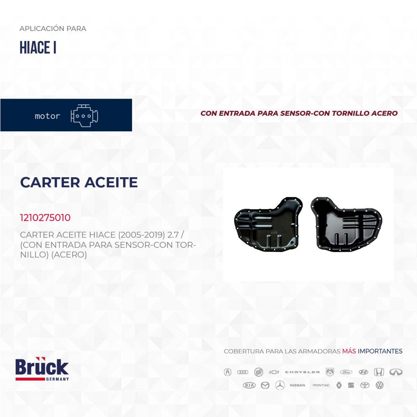 Carter Aceite 1210275010 Bruck-Germany
