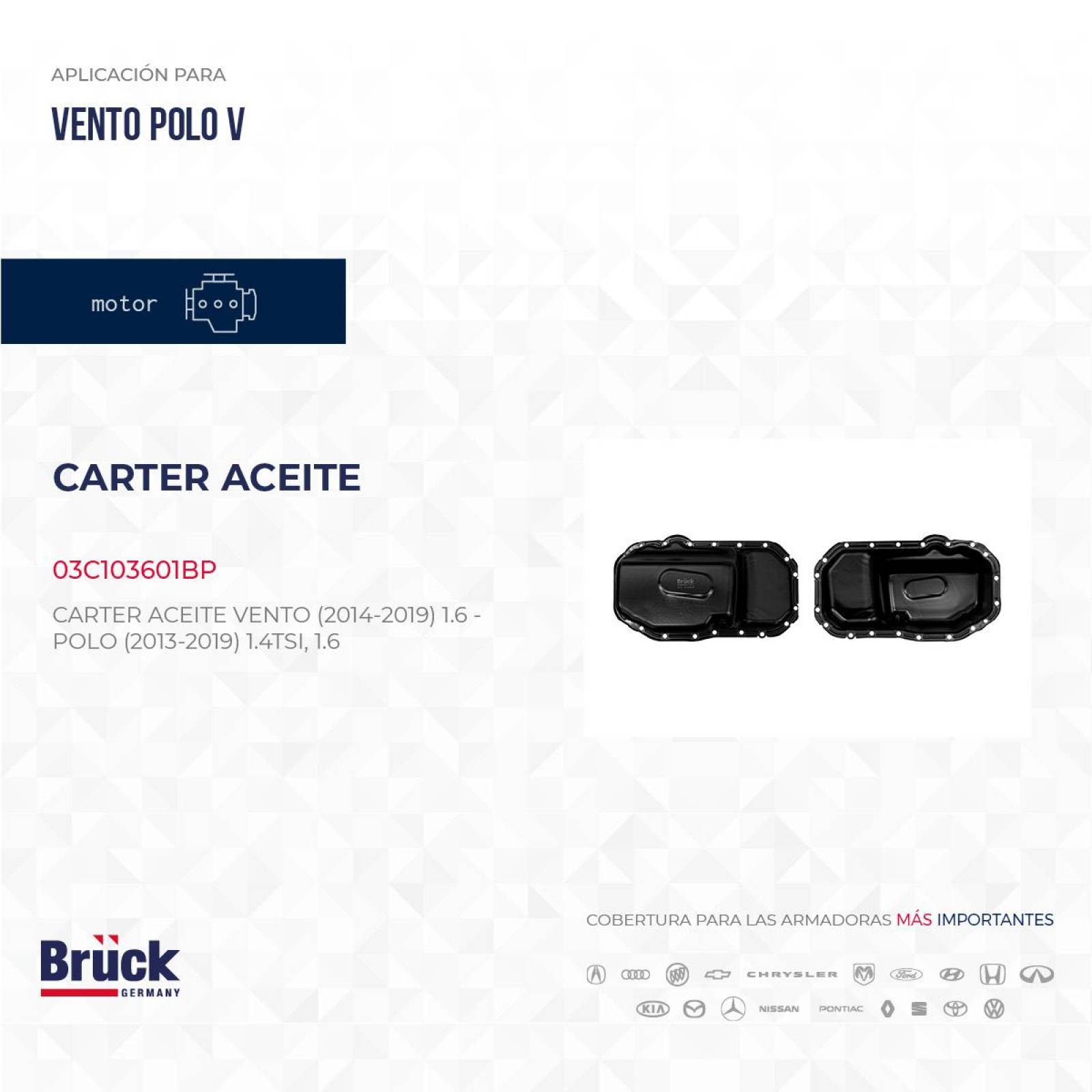 Carter Aceite 03C103601BP Bruck-Germany 