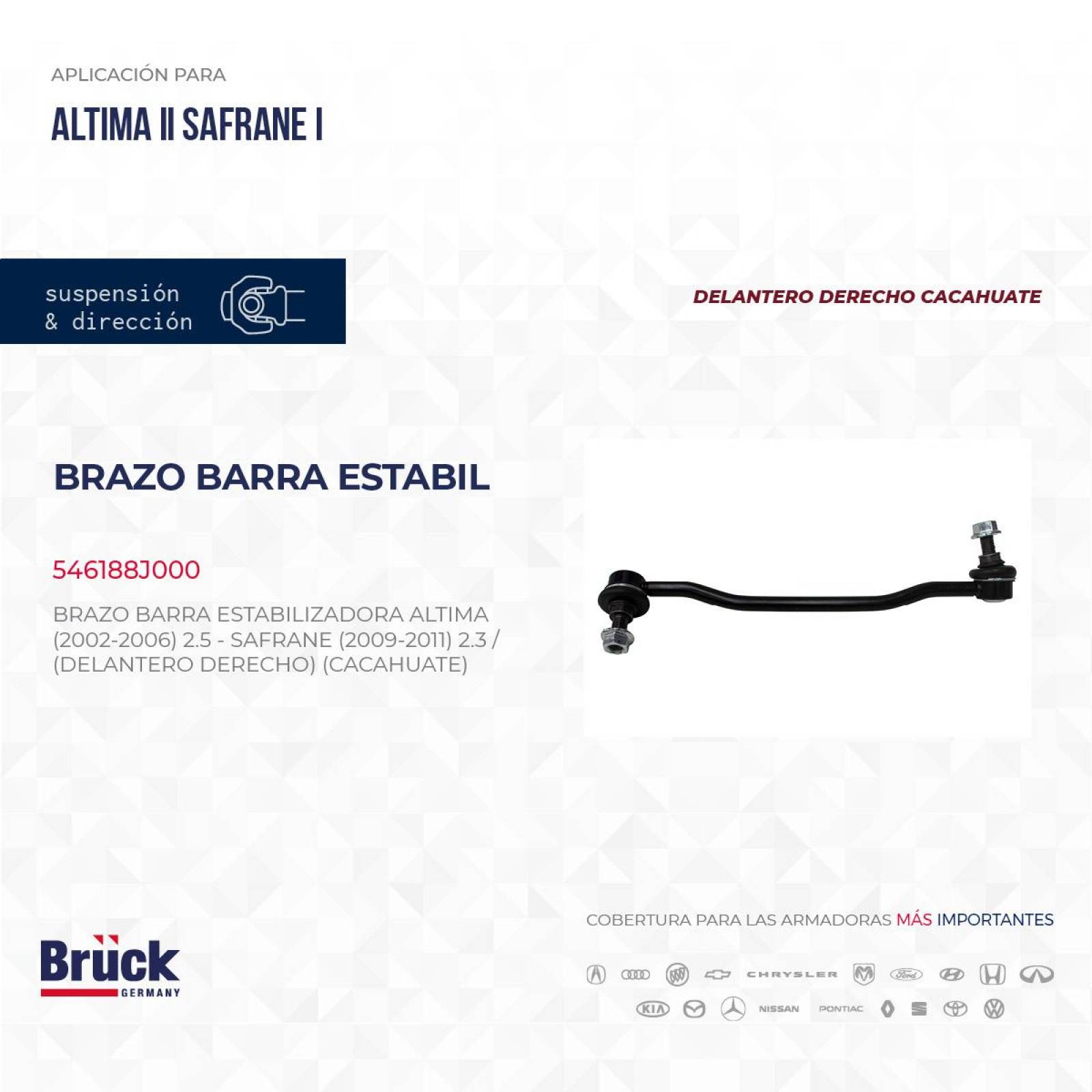 Brazo Barra Estabilizadora 546188J000 Bruck-Germany