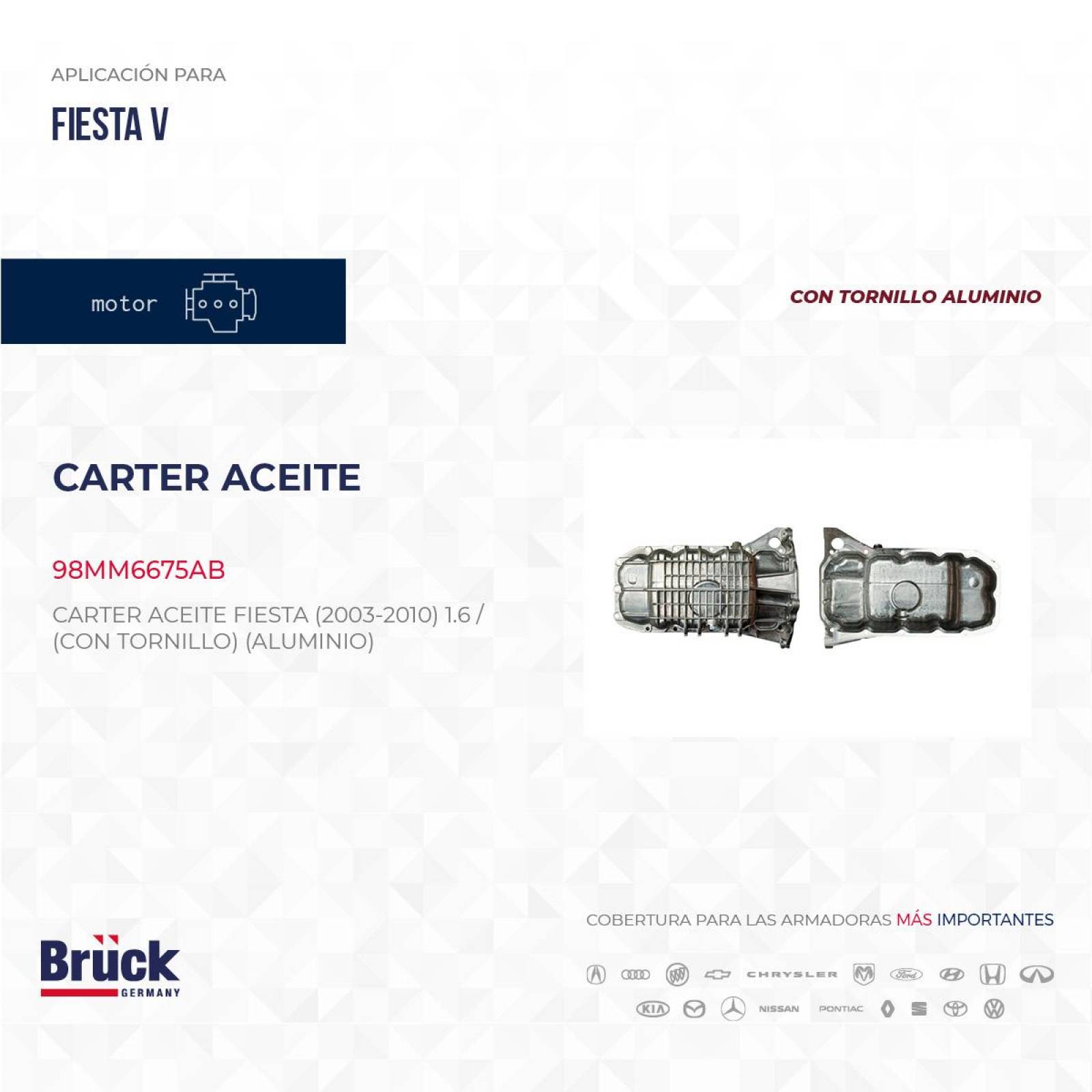 Carter Aceite 98MM6675AB Bruck-Germany