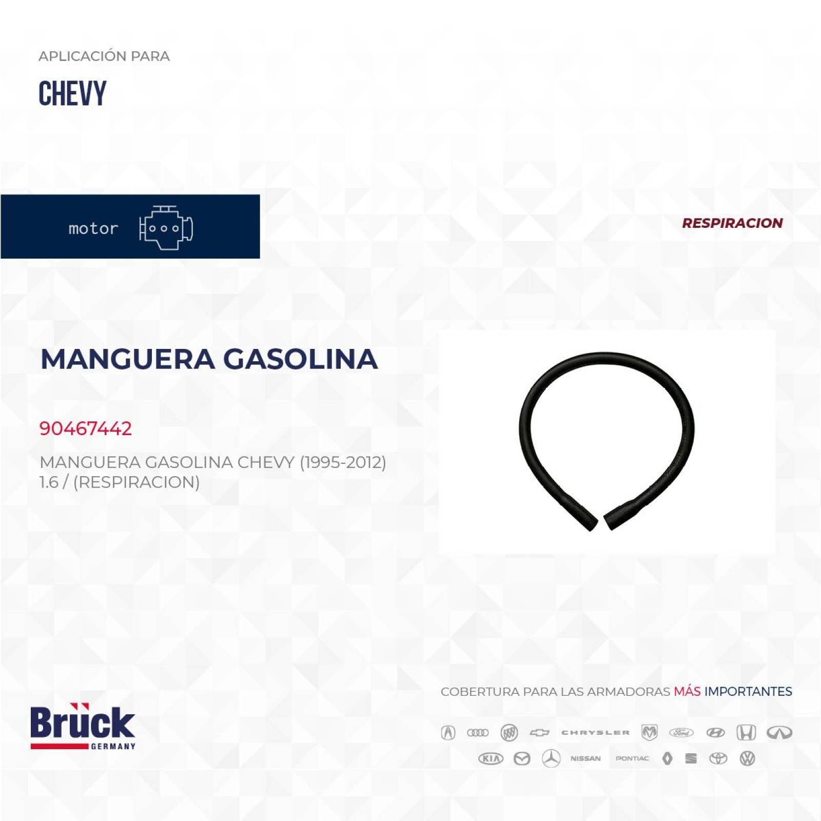 Manguera Gasolina 90467442 Bruck-Germany 