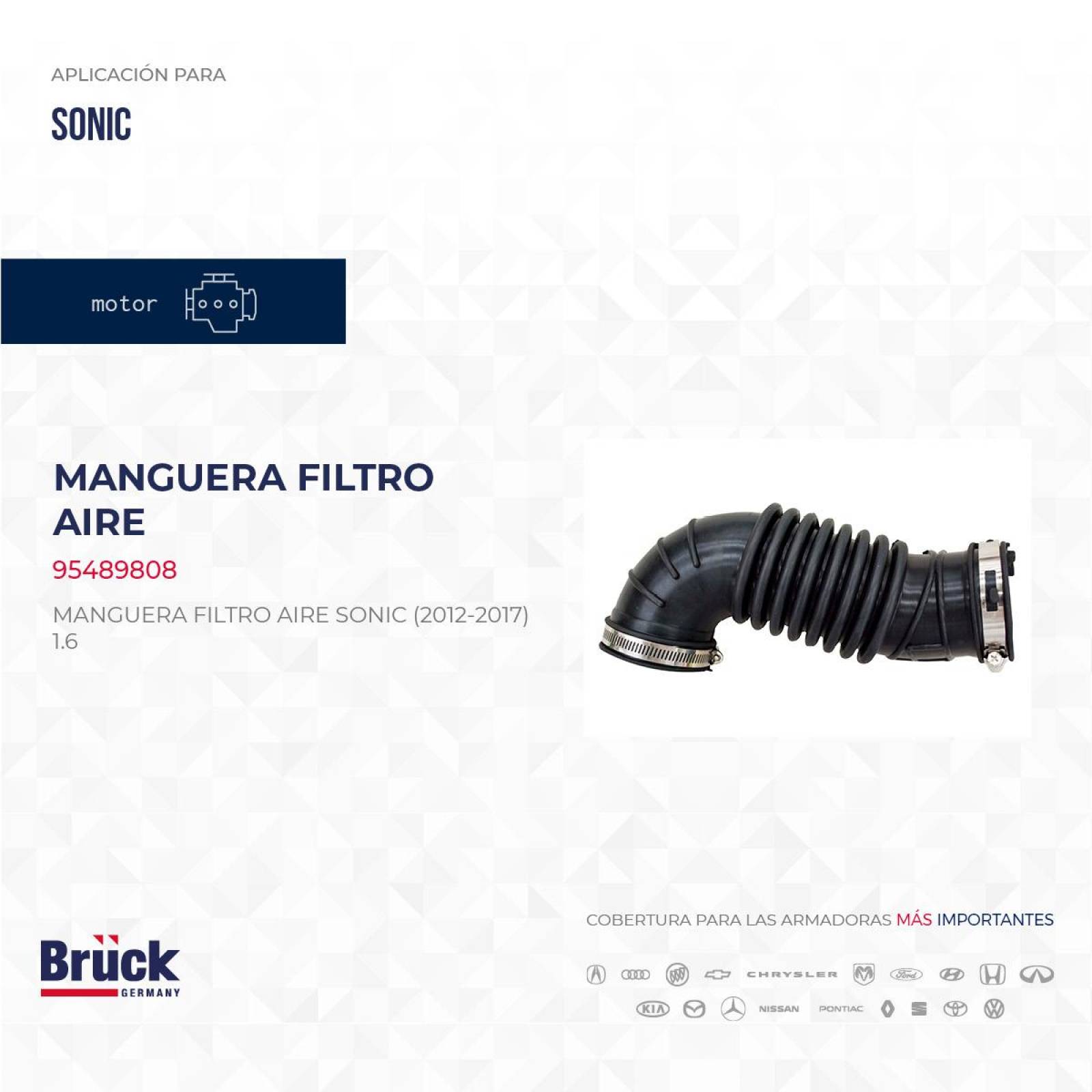 Manguera Filtro Aire 95489808 Bruck-Germany 