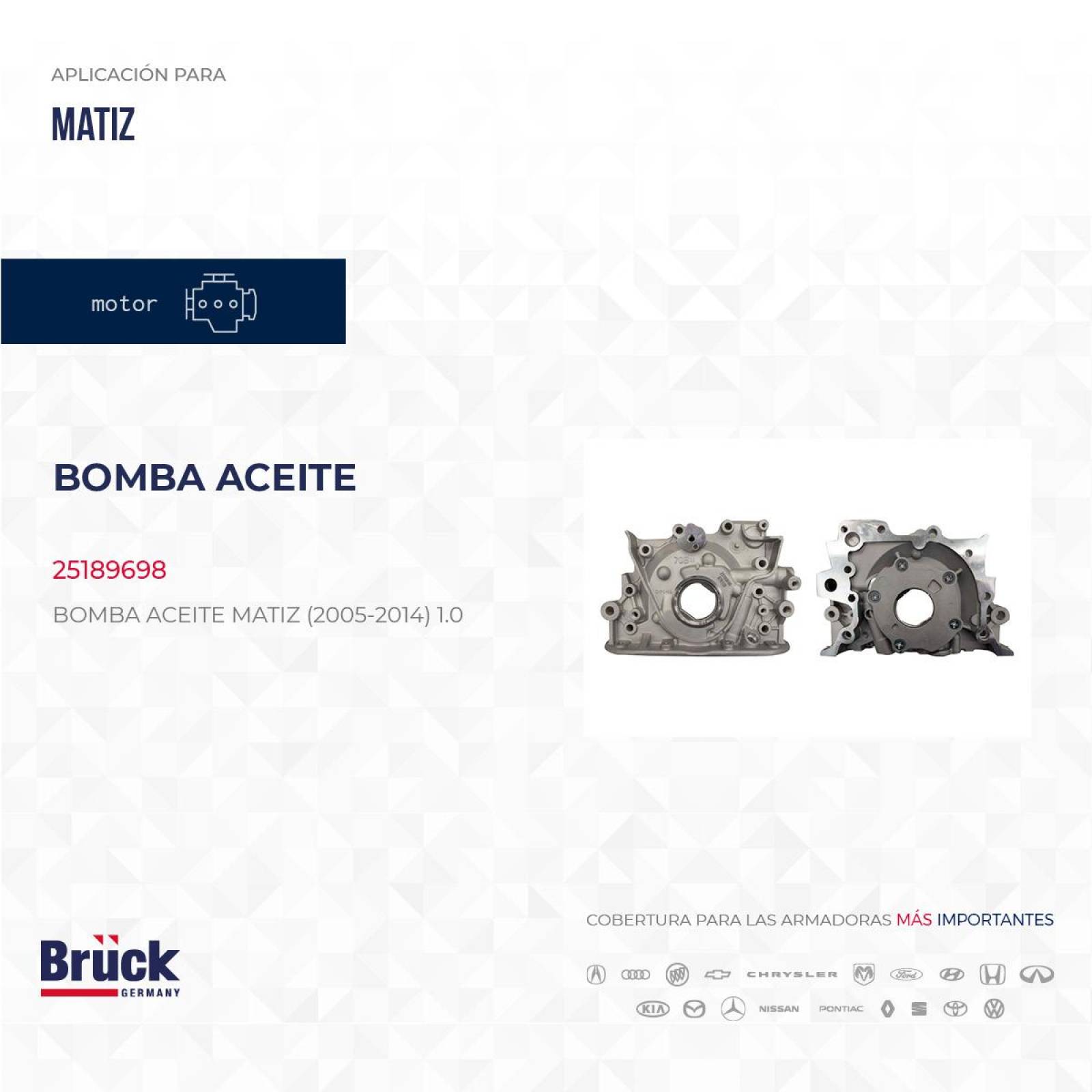Bomba Aceite 25189698 Bruck-Germany