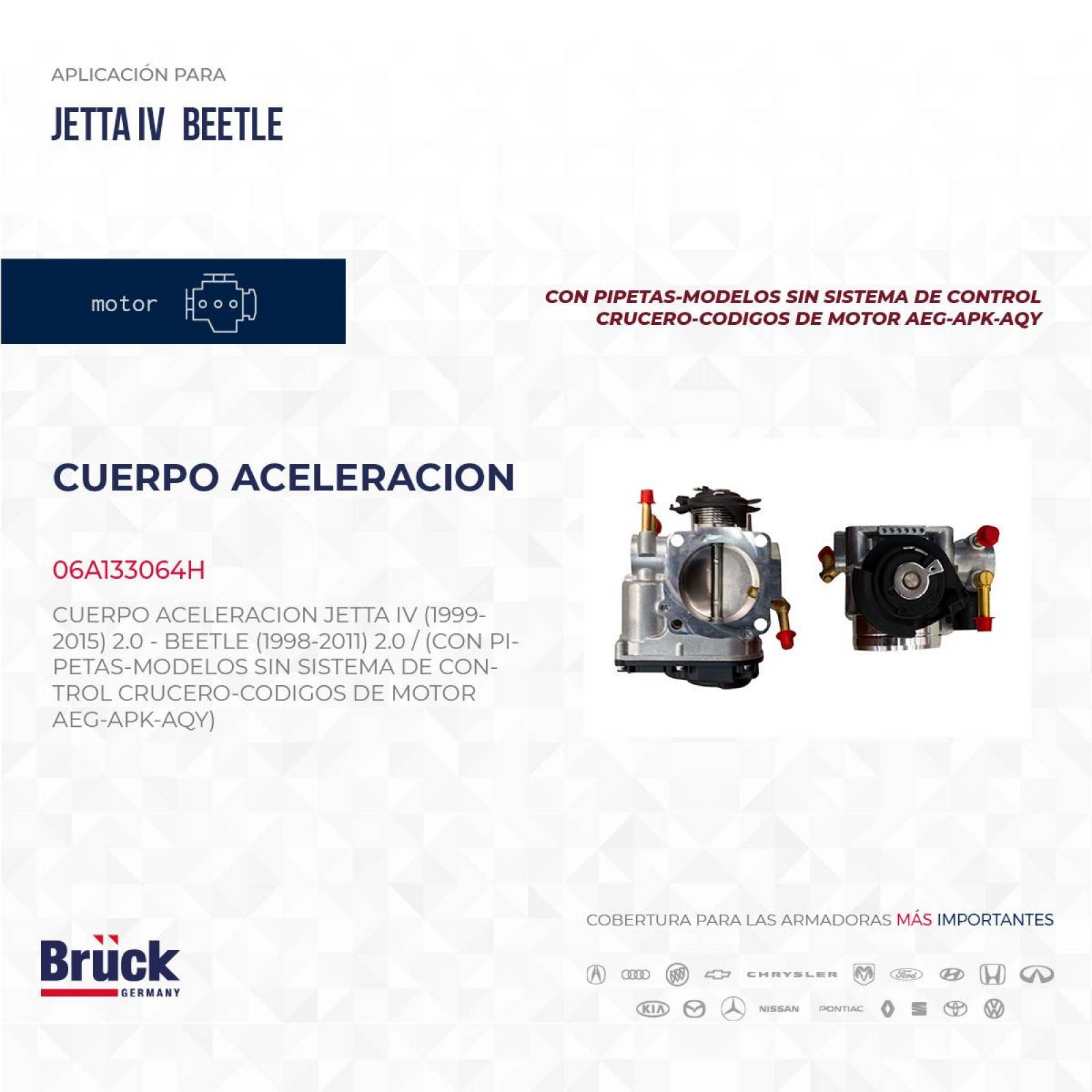 Cuerpo Aceleracion 06A133064H Bruck-Germany 