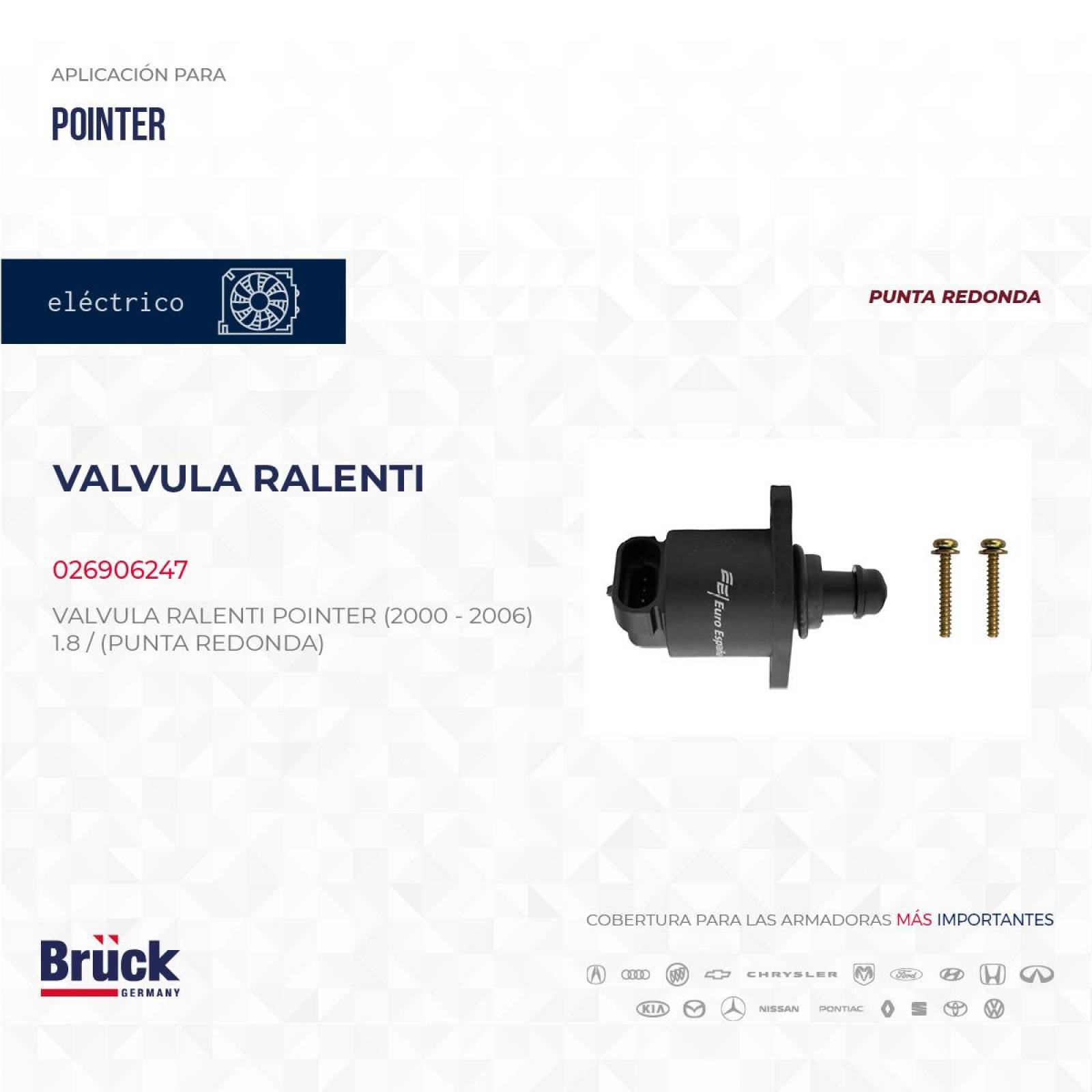 Valvula Ralenti 26906247 Bruck-Germany 