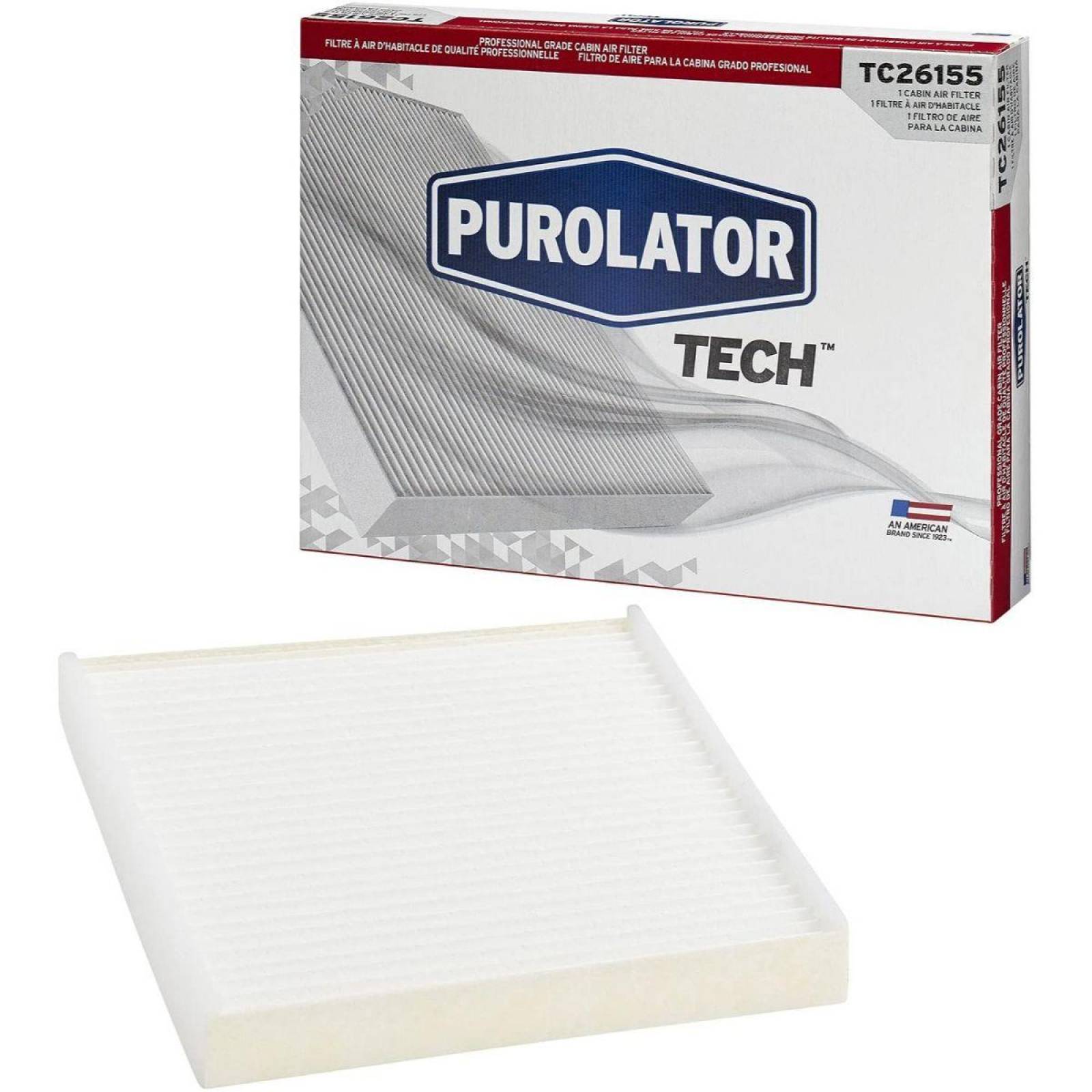 Filtro Aire Cabina Estandar Purolator TECH TC26155 