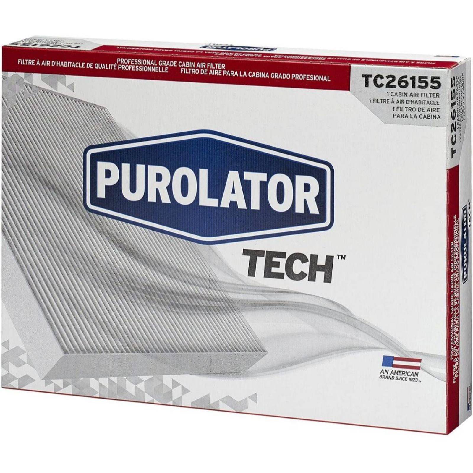 Filtro Aire Cabina Estandar Purolator TECH TC26155 