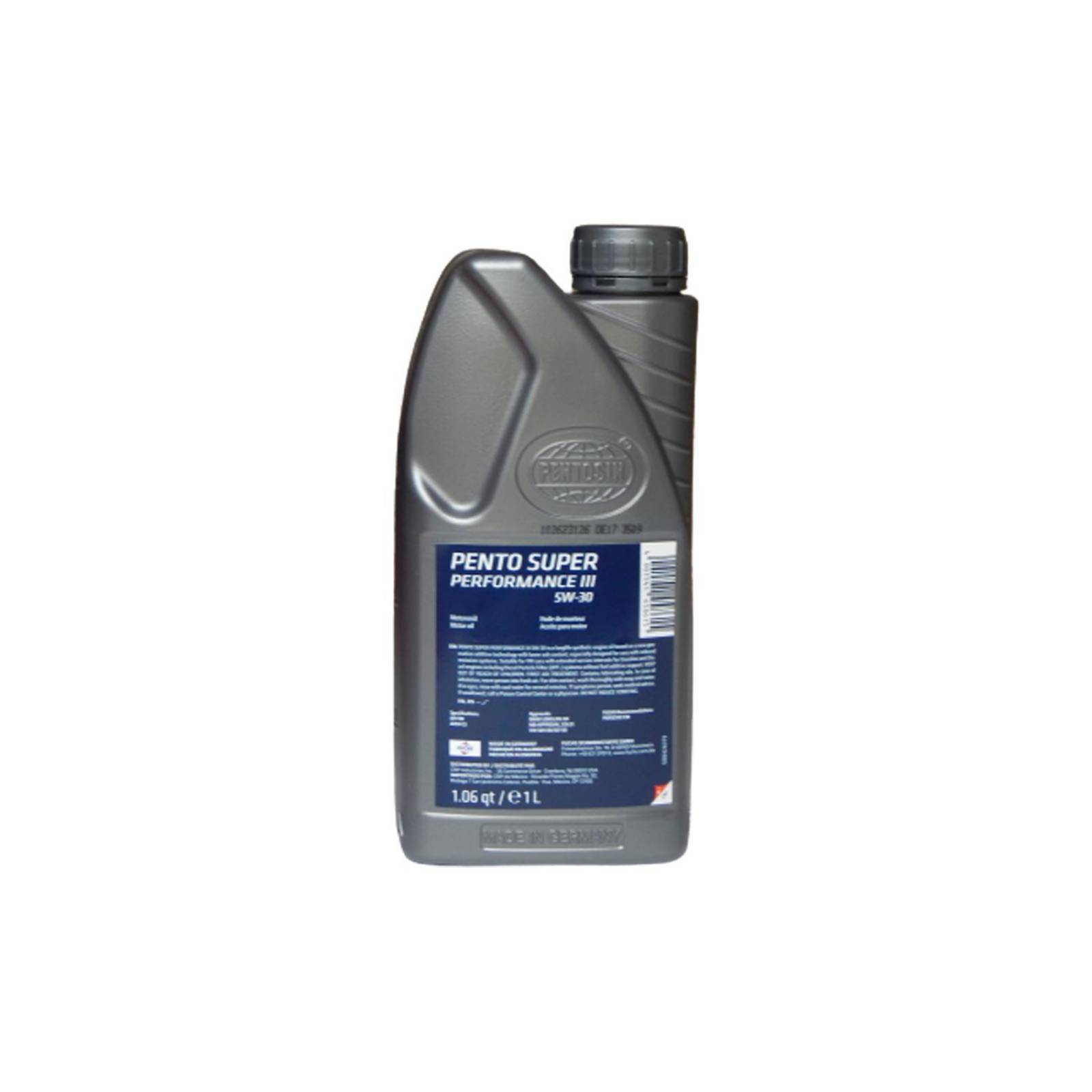 Aceite Sintetico Motor 5W30 Pentosin Super Performance 1 Lt 