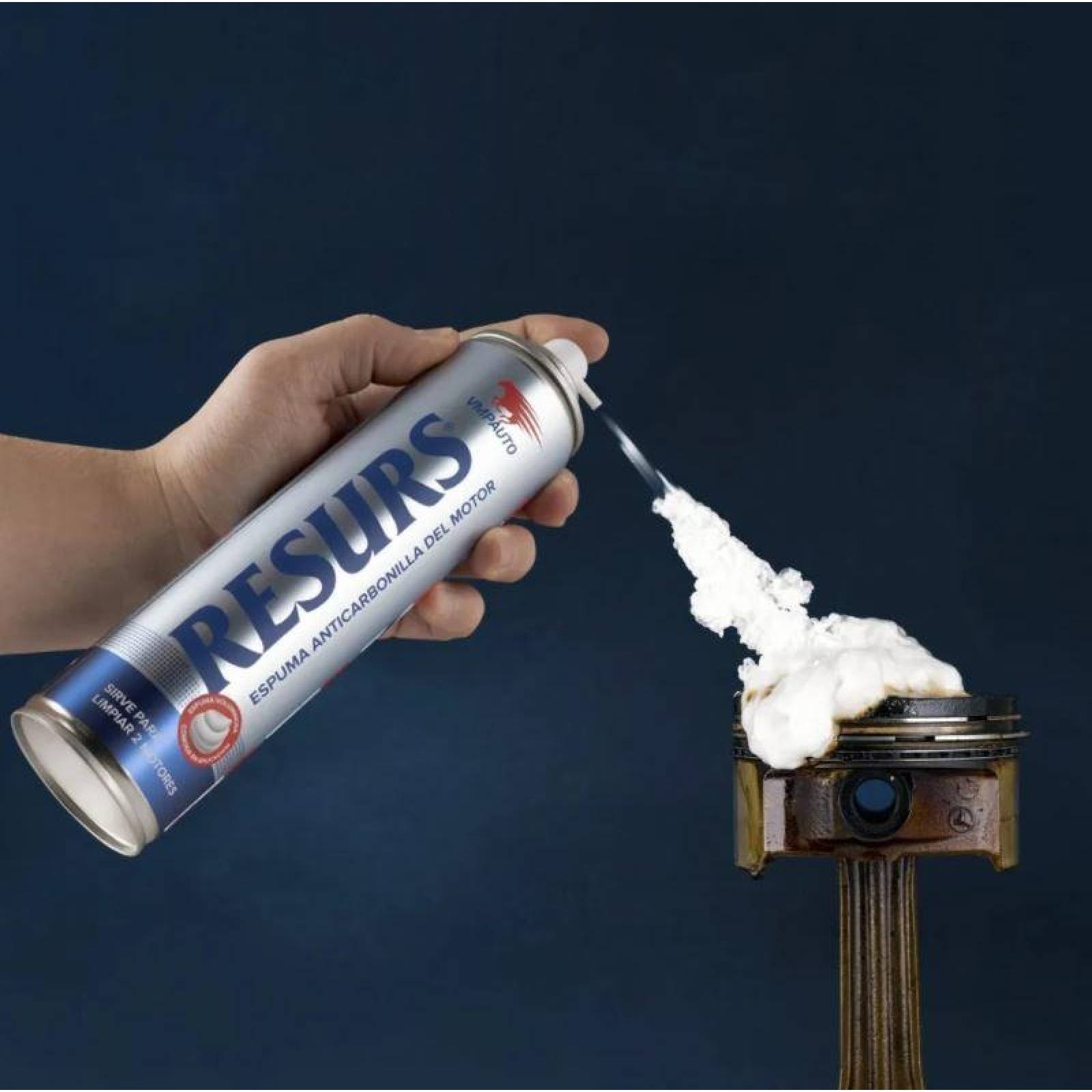 Espuma Limpiadora Y Descarbonizadora Para Motor Resurs 