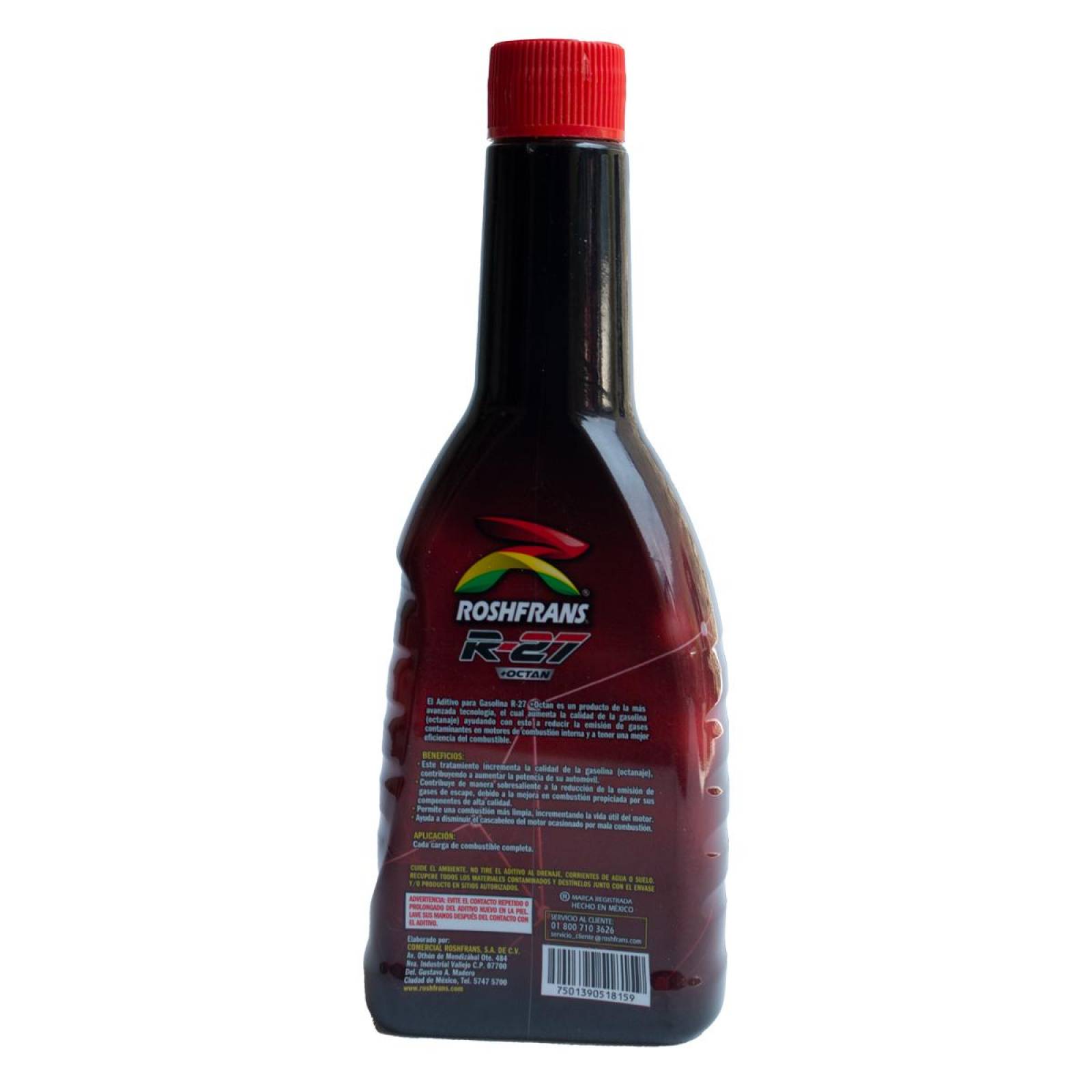 Aditivo Para Motores A Gasolina R-27 Octanaje 250 Ml Roshfrans 