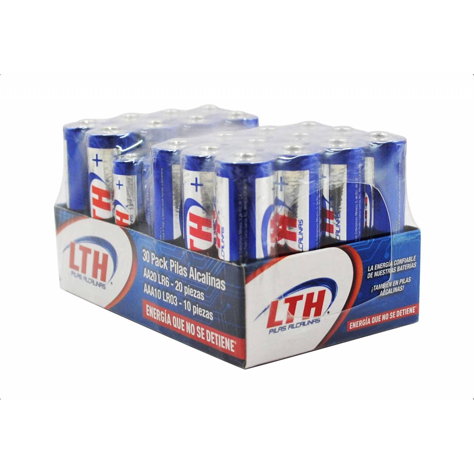 Paquete 30 Pilas Alcalinas 20 Aa + 10 Aaa 1.5v Lth Doble Y Triple A 