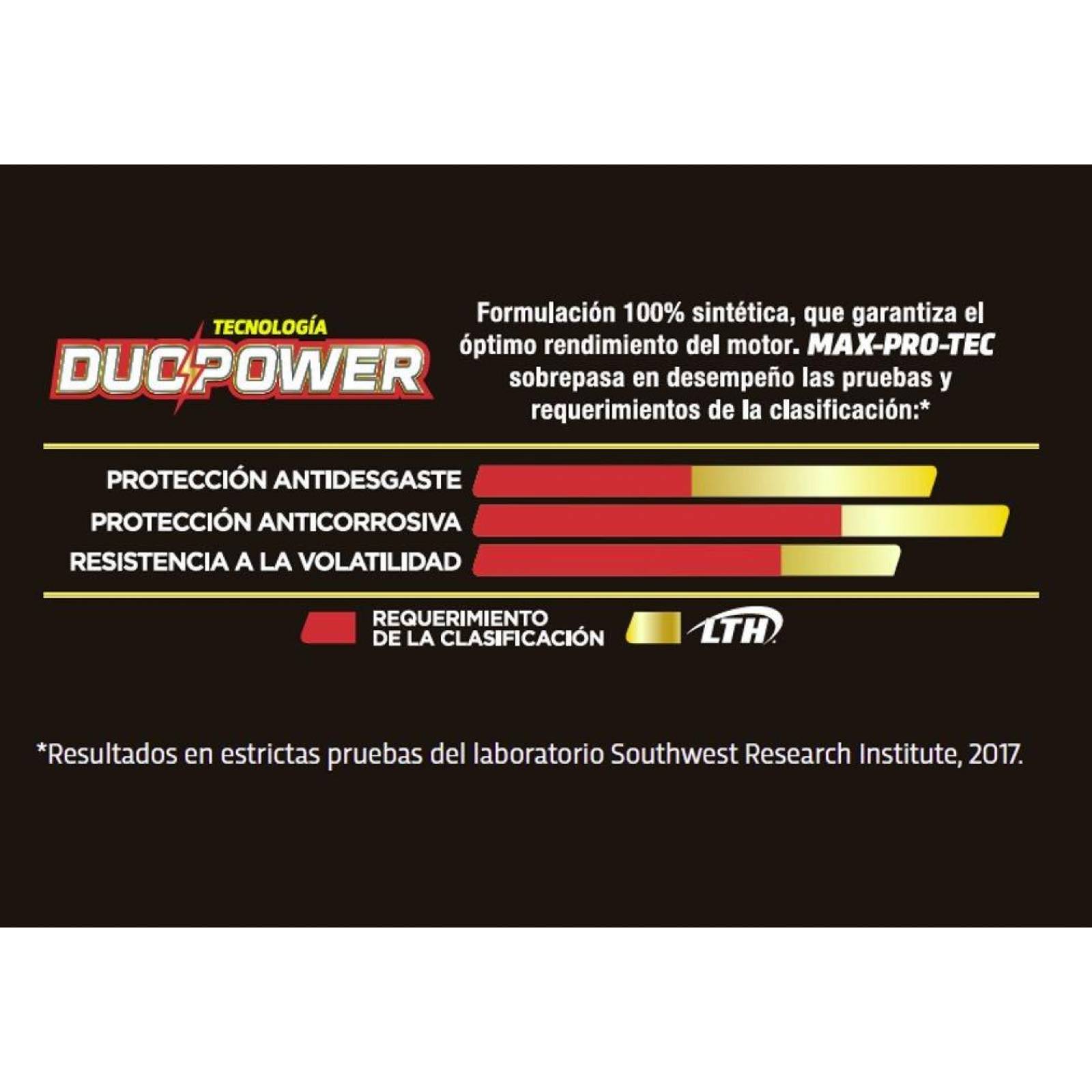 Aceite Motor Sintetico 5w30 Gf-5 Max Pro Tec 5 Litros Lth 