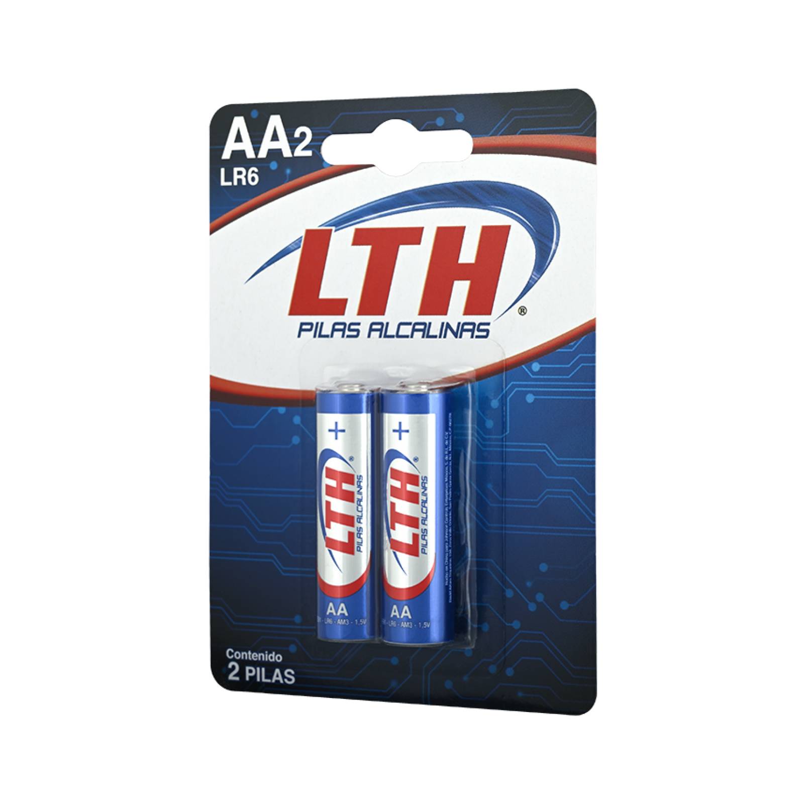 Caja 24 Pilas Aa Alcalinas 12 Packs 1.5v Lth Max Duracion 