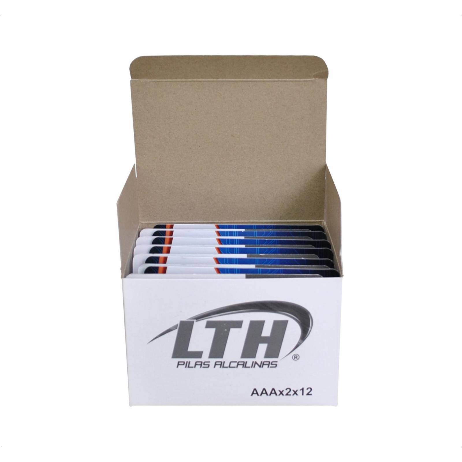 Caja 24 Pilas Aa Alcalinas 12 Packs 1.5v Lth Max Duracion 