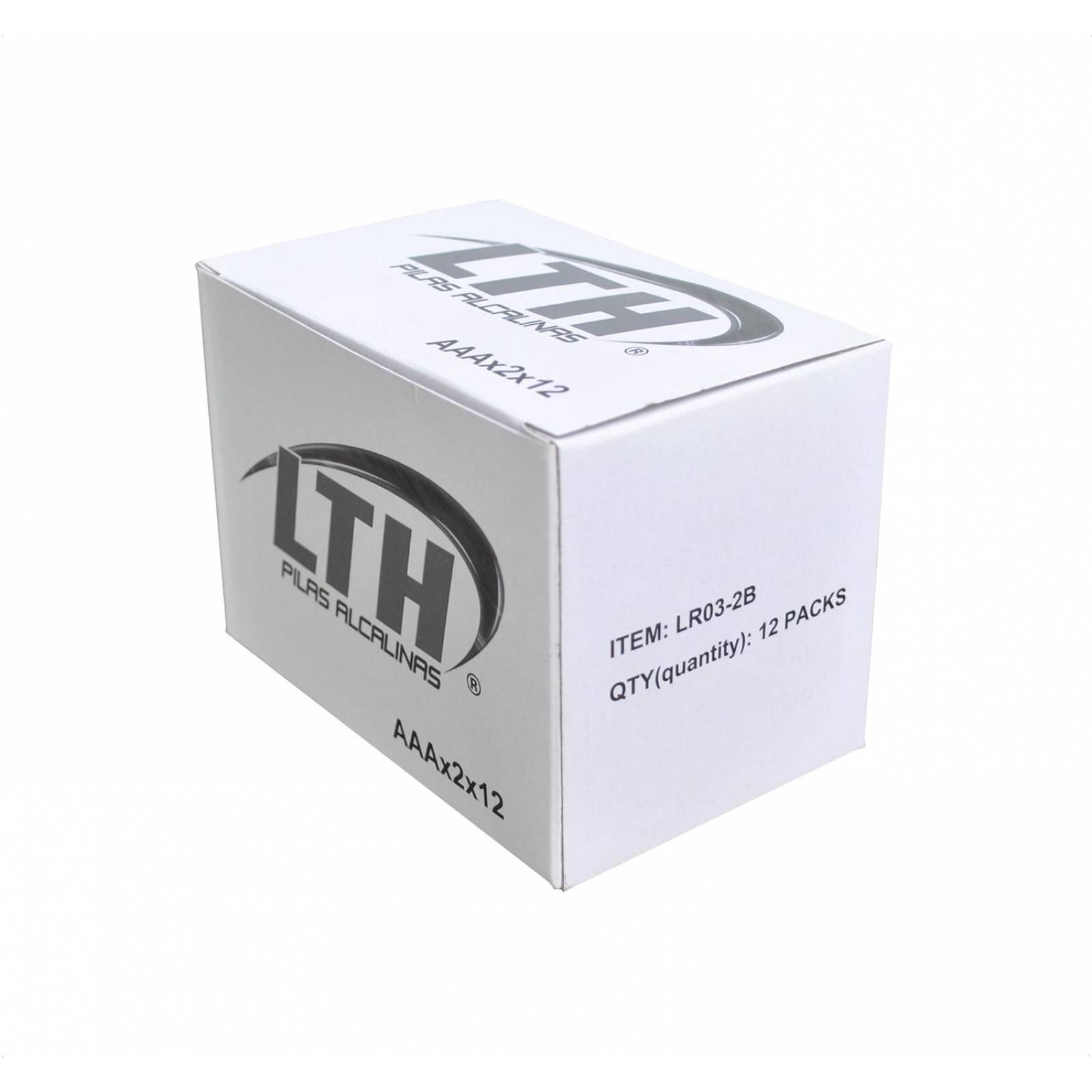 Caja 24 Pilas Aa Alcalinas 12 Packs 1.5v Lth Max Duracion 