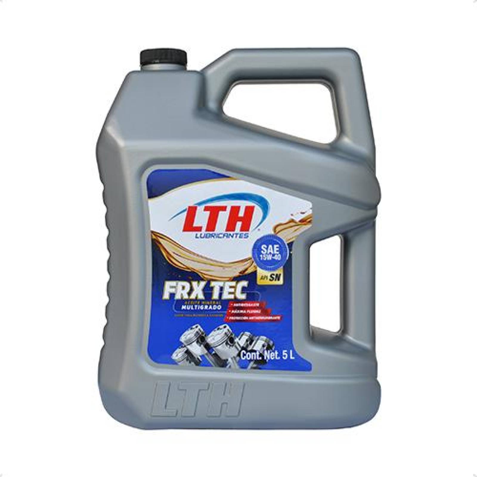 Aceite Motor 15W40 Multigrado Mineral 5L Oficial LTH 
