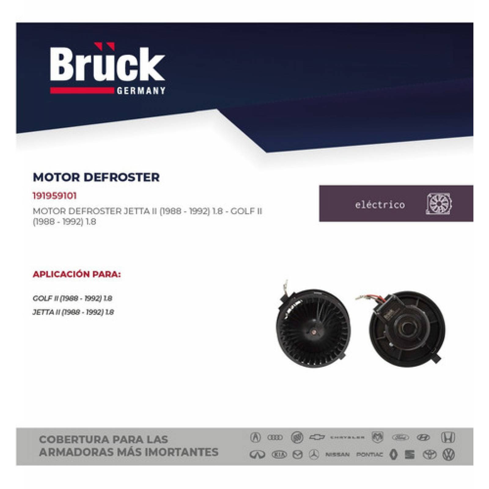 Motor Defroster Ventilador Calefaccion Jetta Golf A2 87 - 92