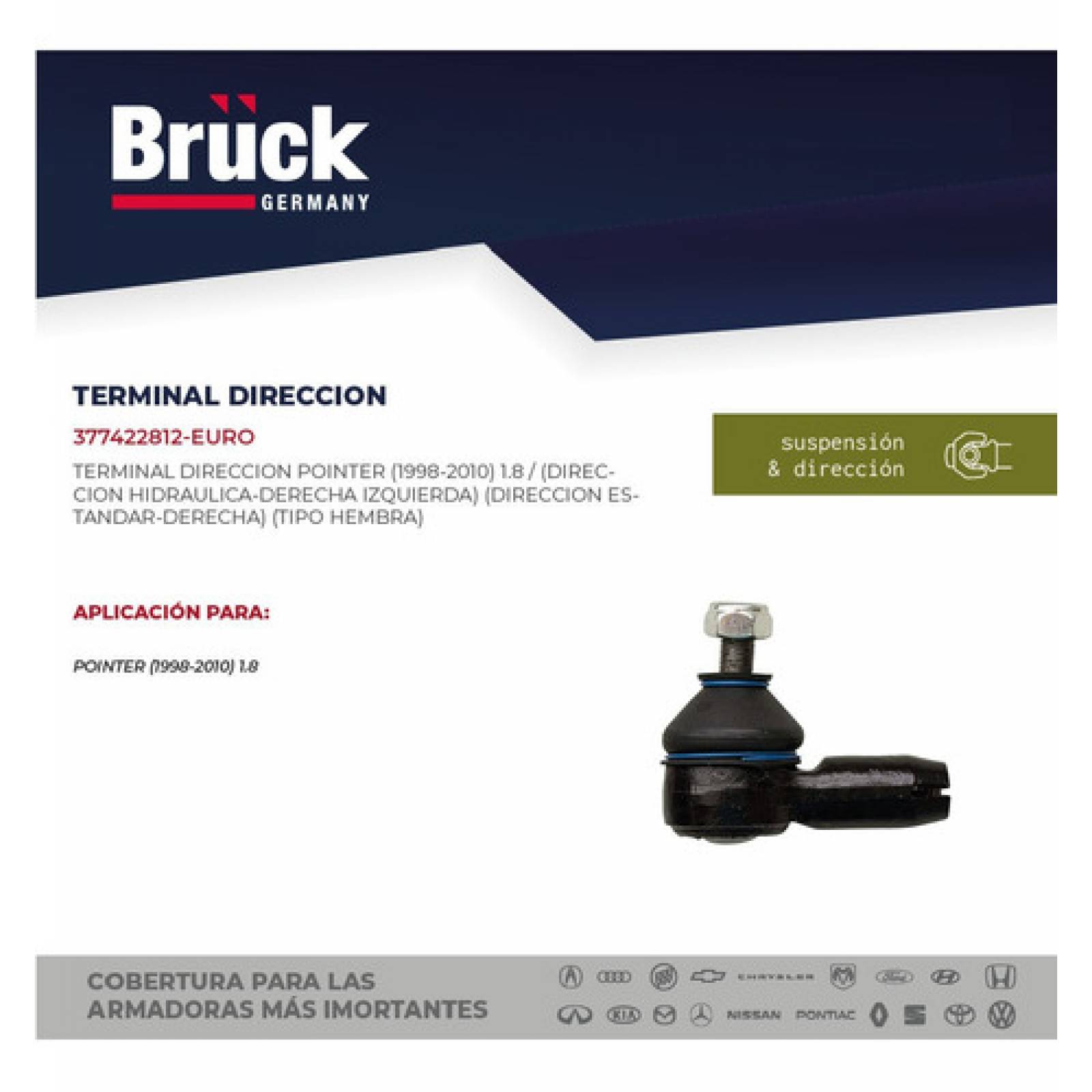 Terminal Direccion Hidraulica Pointer 1.8 Todos Derecho