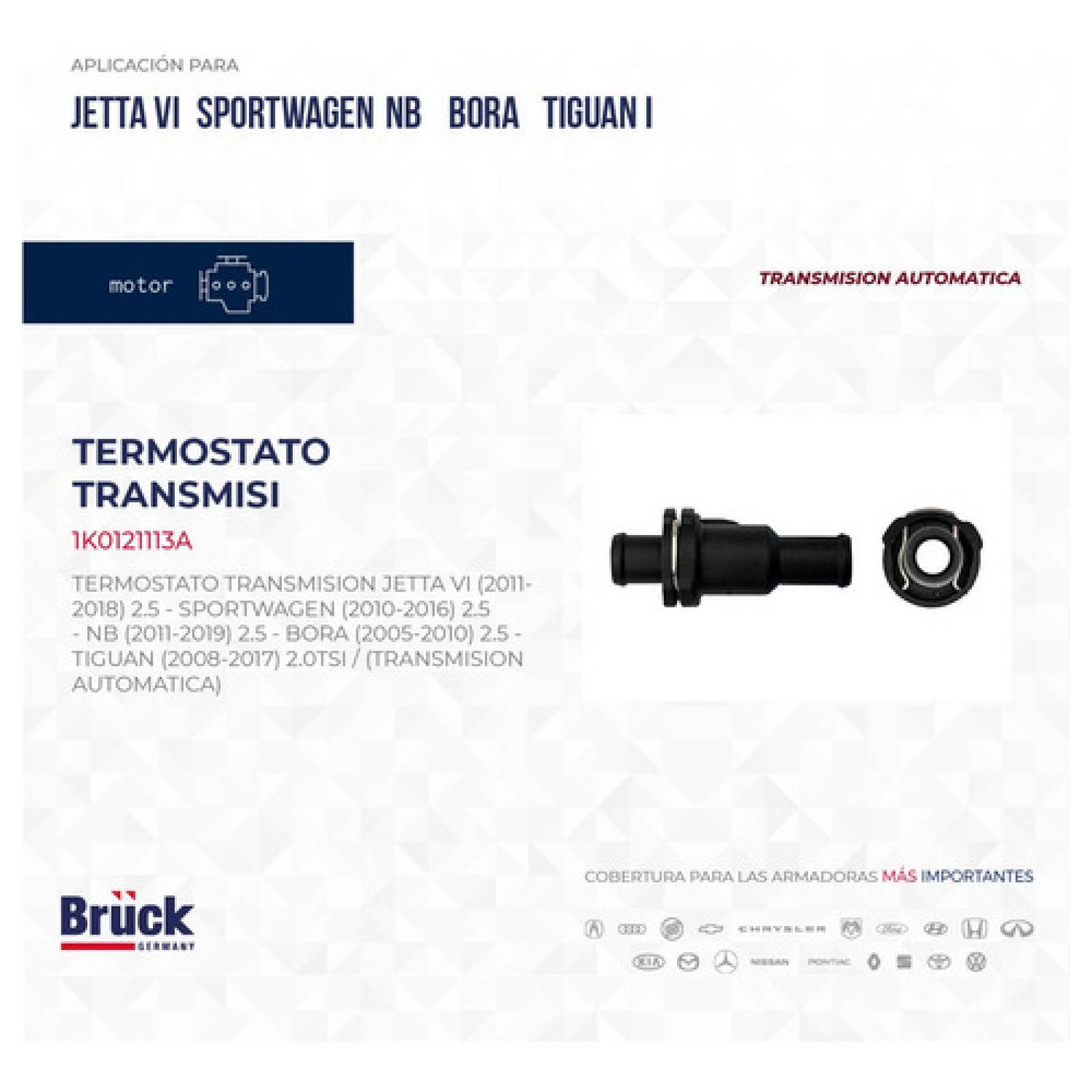 Termostato Transmisión Jetta A6 Bora Tiguan 08-16 Euroespaña