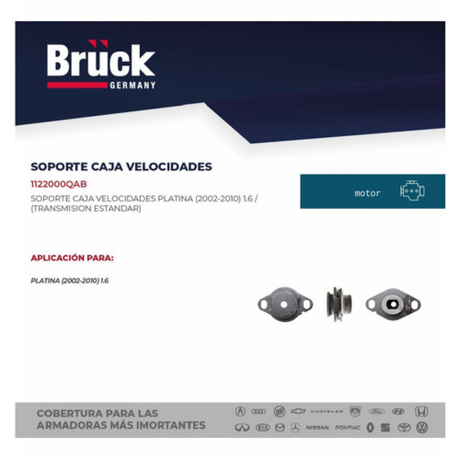 Soporte Caja Velocidades Platina 02-09 1.6 Lts Tran Estandar