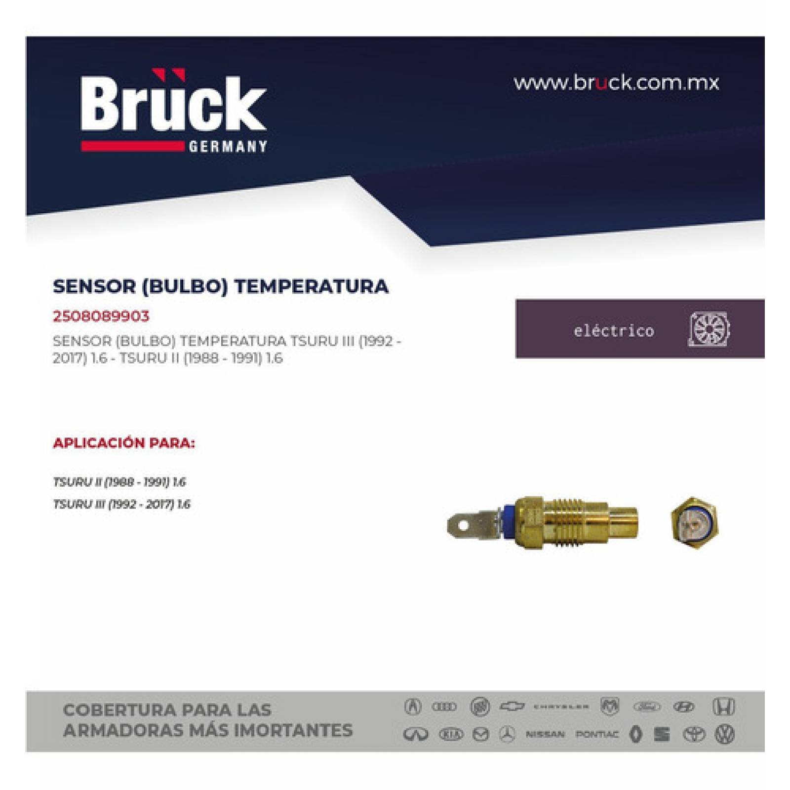 Bulbo Sensor Temperatura Tsuru 2 Ii Y 3 Iii 92 93 94 95