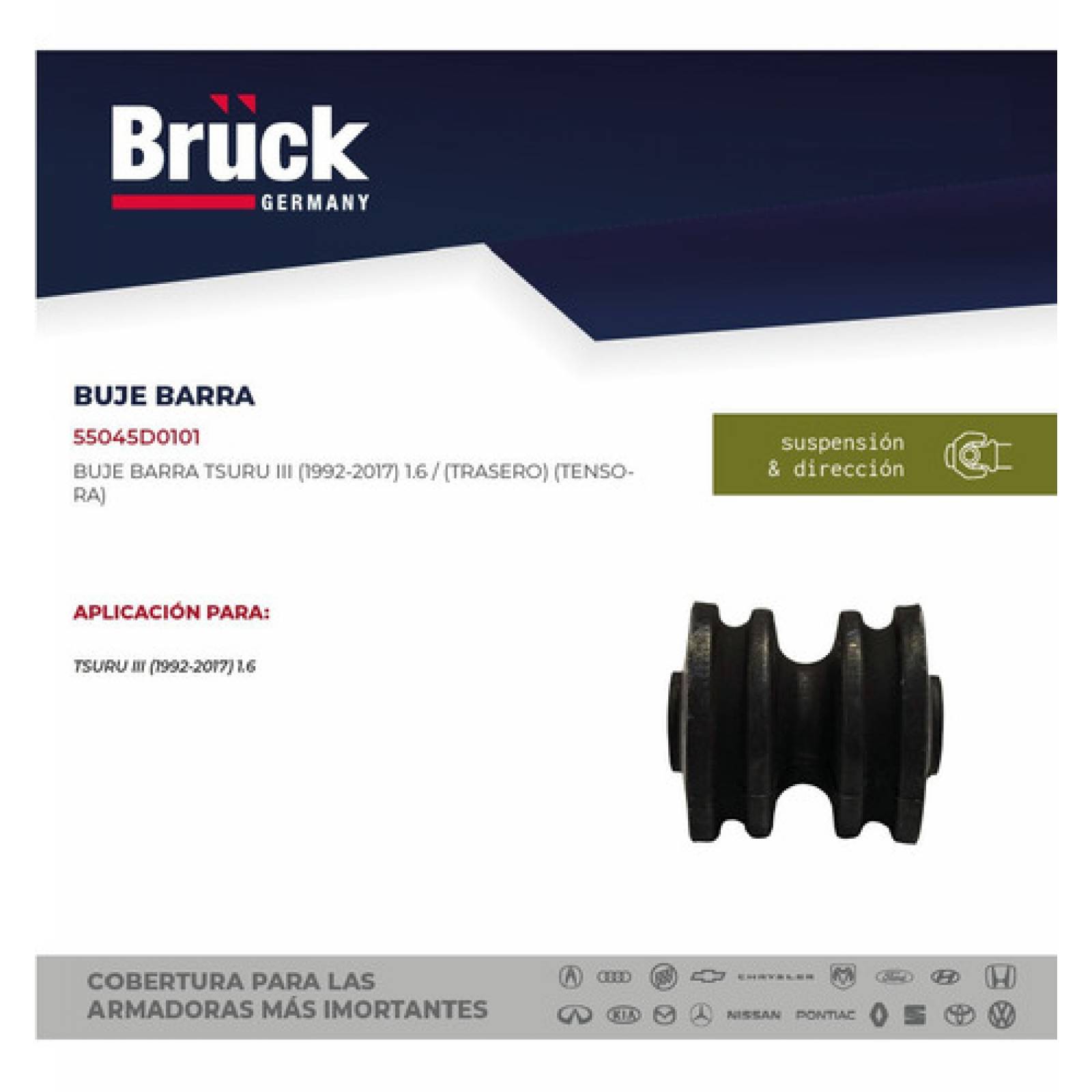 Buje Barra Tensora Nissan Tsuru I I I 1992 - 2015 Trasero, Bruck-germany