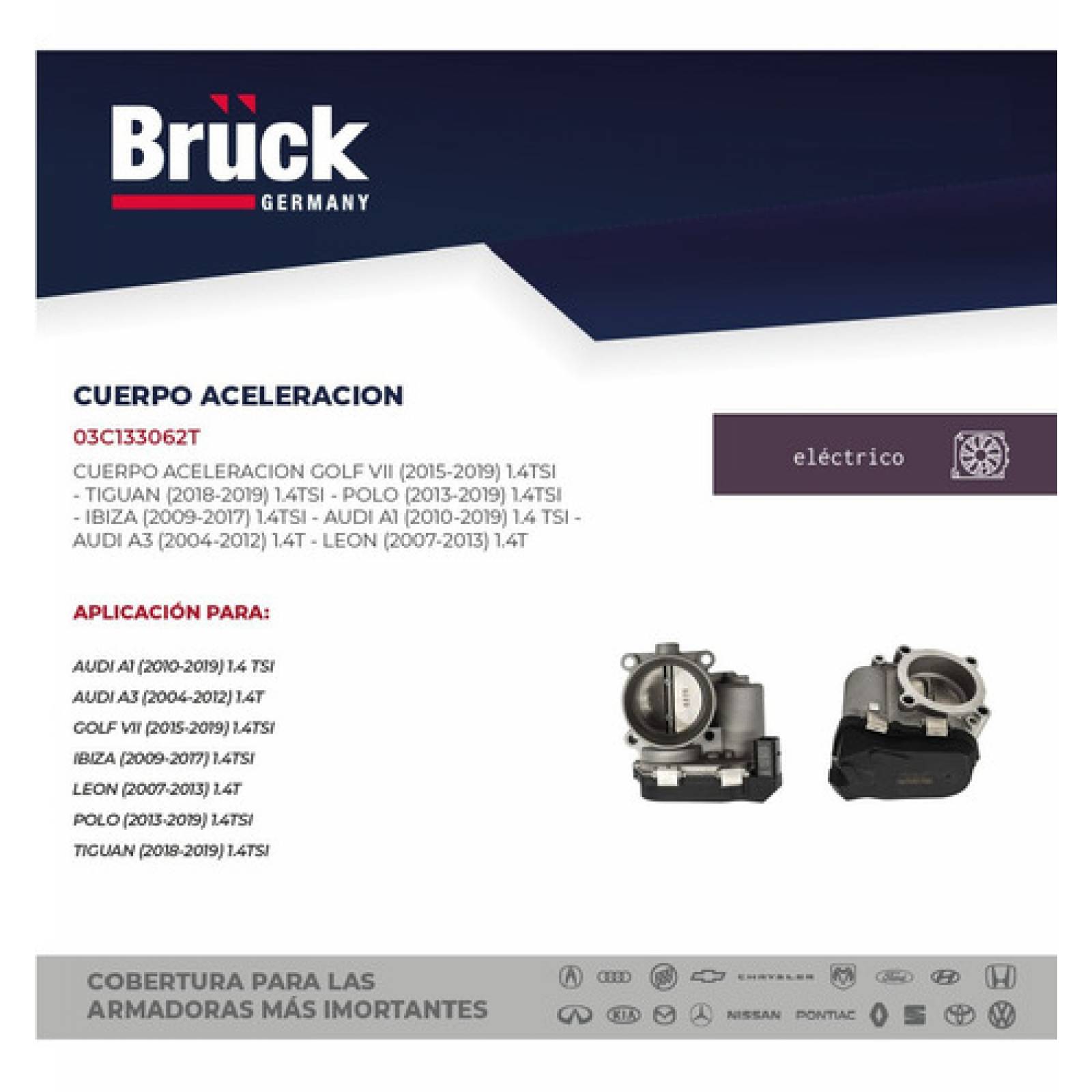 Cuerpo Aceleracion Golf Vii Polo 13-14 Ibiza 13-16 1.4l Tsi