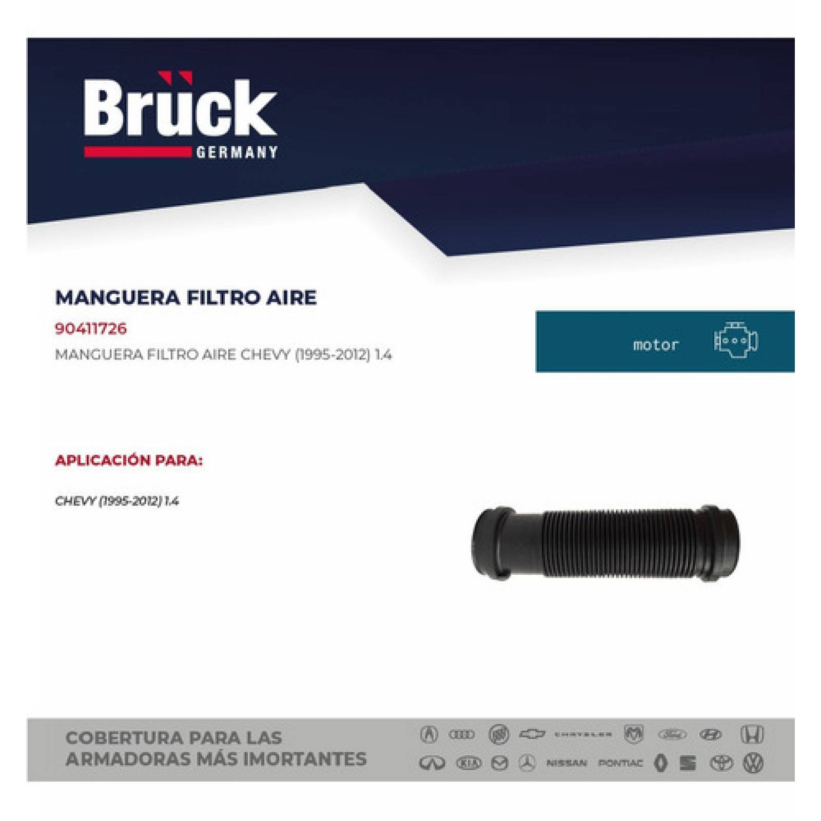 Manguera Filtro Aire Chevy 1994 - 2002 Tbi