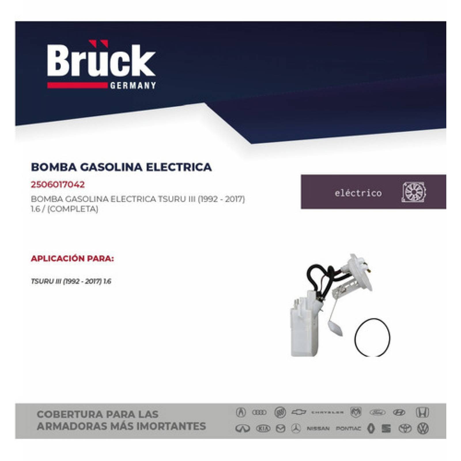 Bomba Gasolina Tsuru I I I 93-17 16 Val Completa Eléctrica
