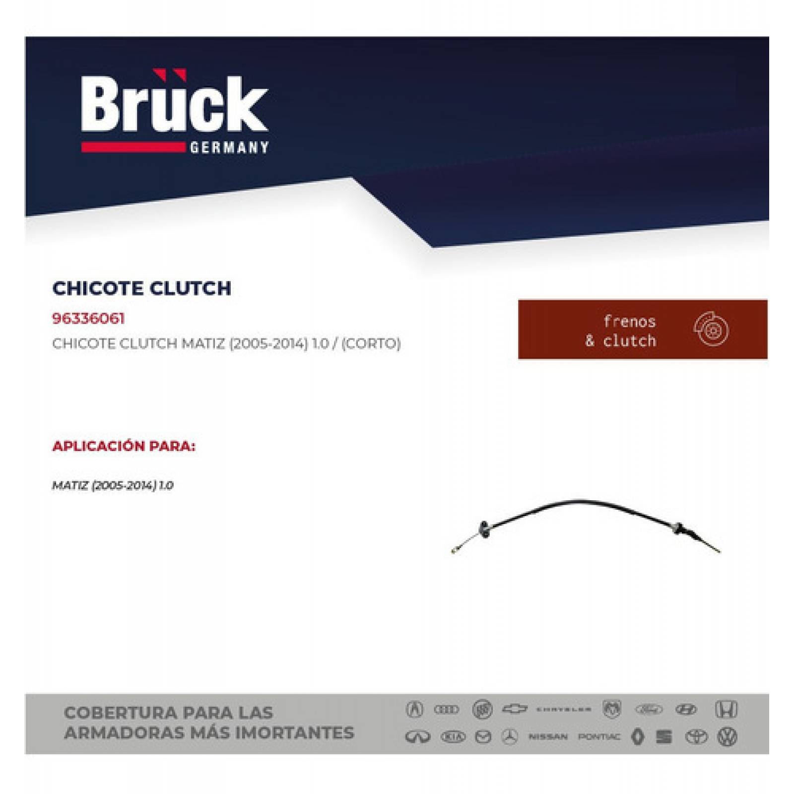 Chicote Clutch Embrague Chevrolet Matiz 2004 2005