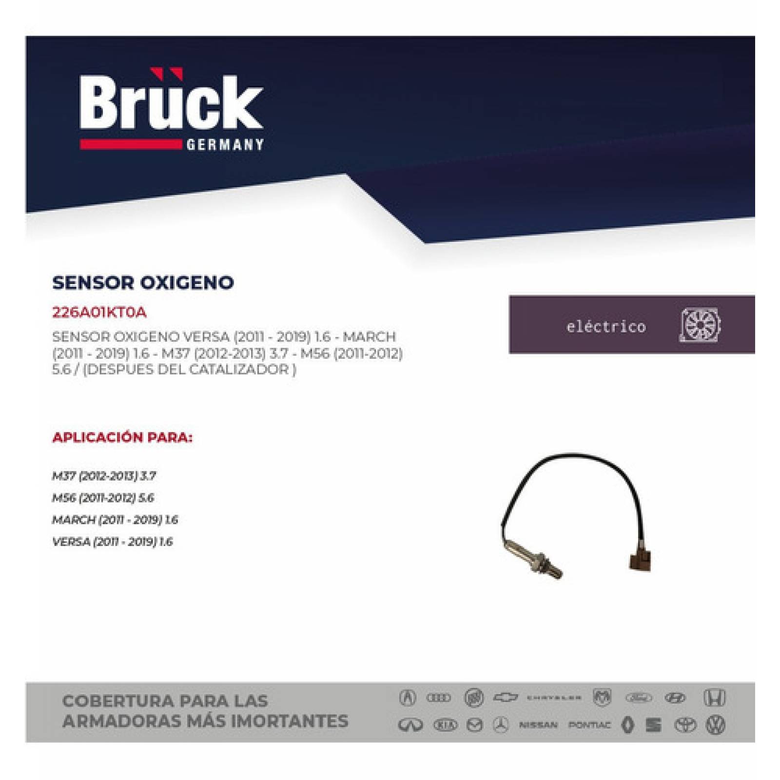 Sensor Oxigeno Nissan Versa March 2011 - 2019