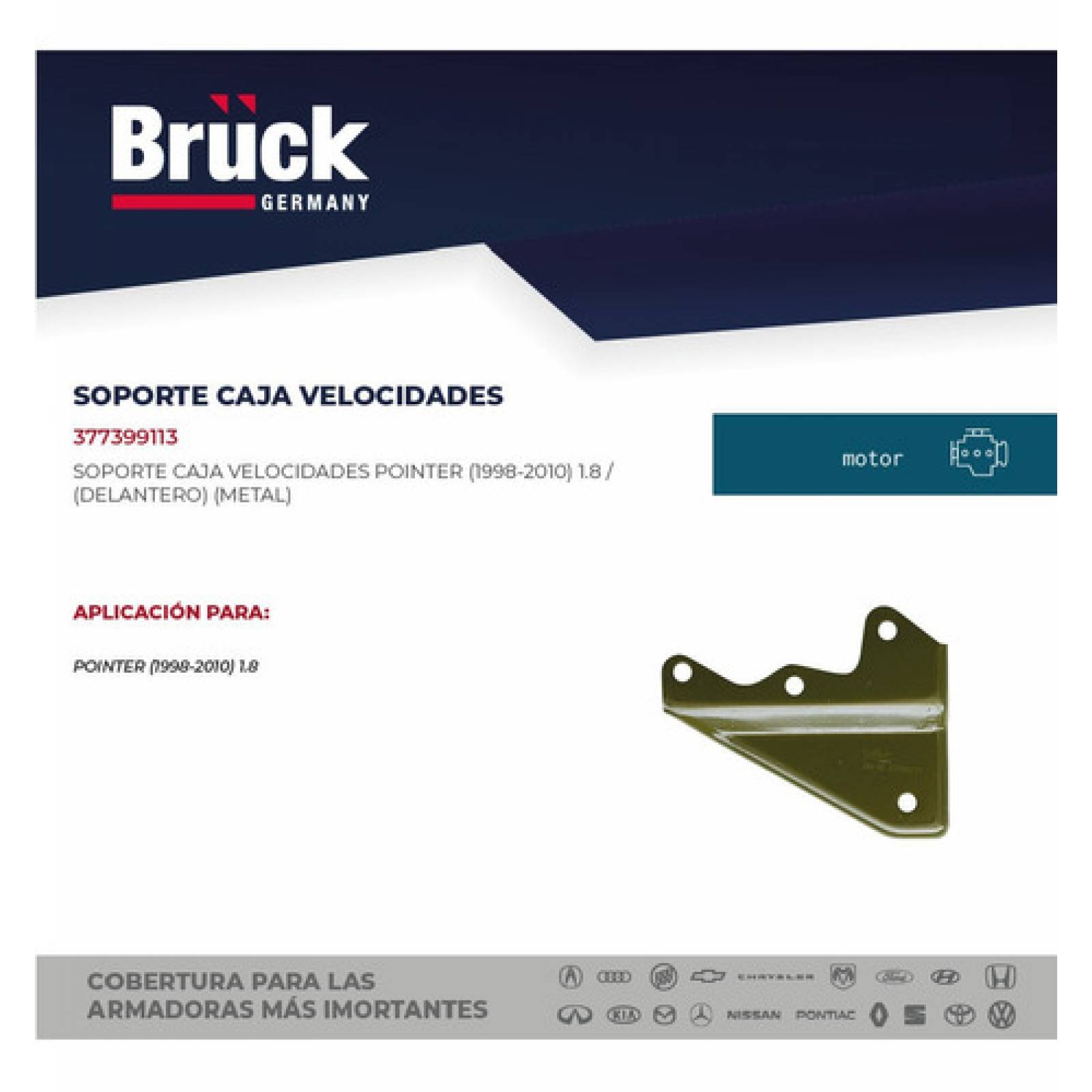 Soporte Caja Velocidades Pointer Todos Delantero 377399113