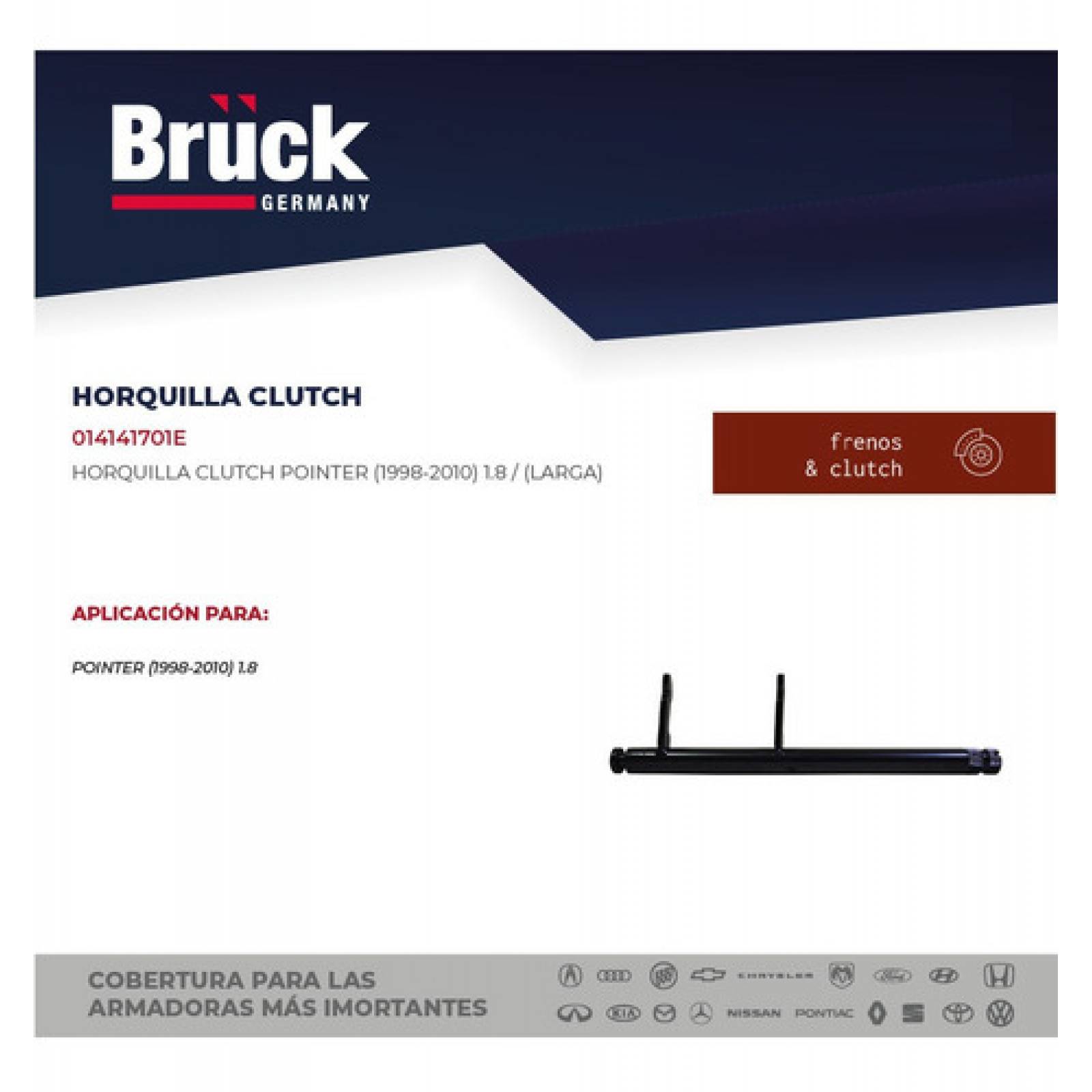 Horquilla Clutch Pointer 98-08 Maroma Larga, Bruck Germany