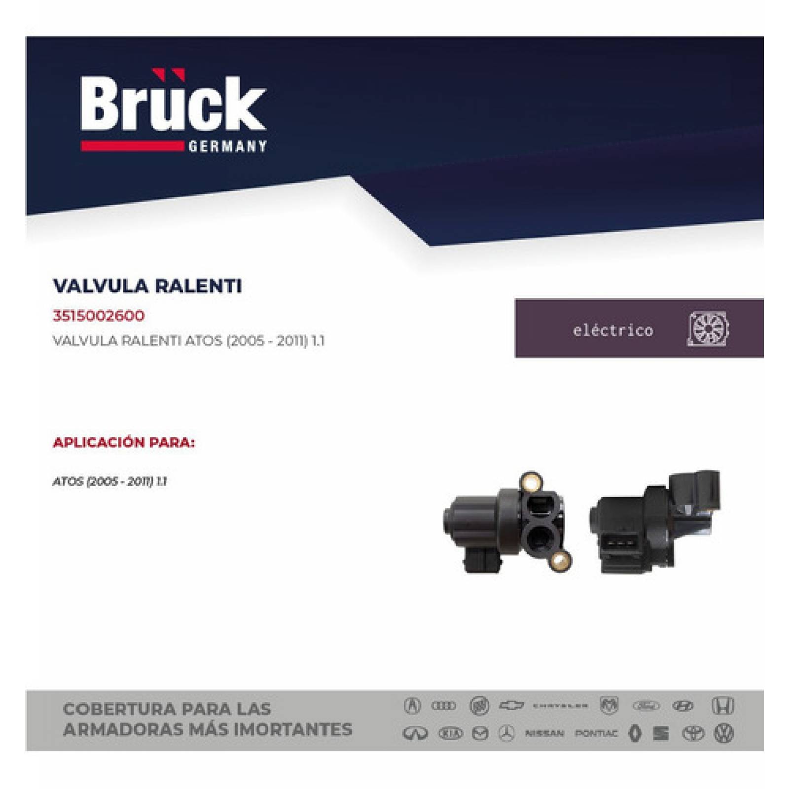 Valvula Iac Ralenti Atos 2002