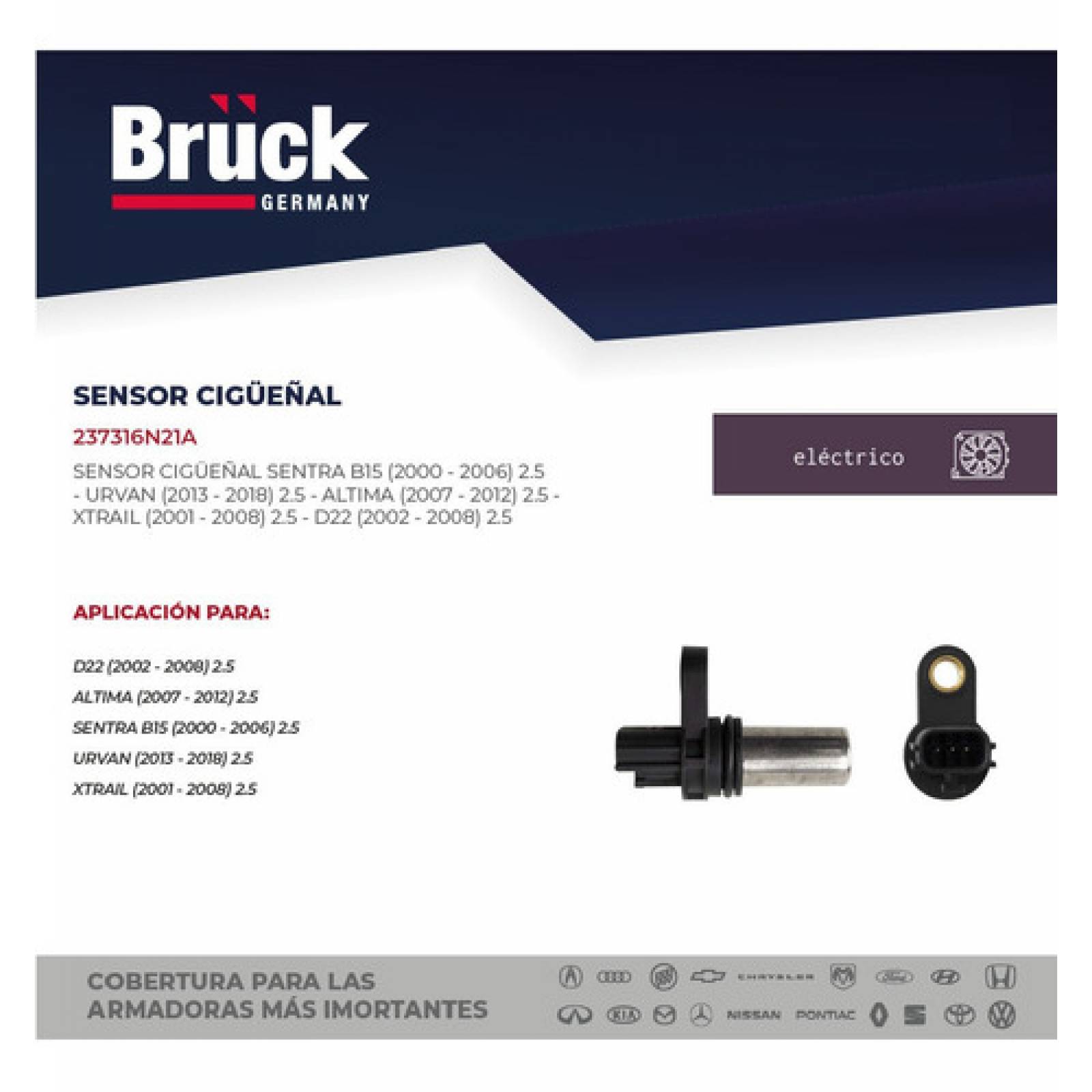 Sensor Cigueñal Altima 2002 - 2006 2.5lts