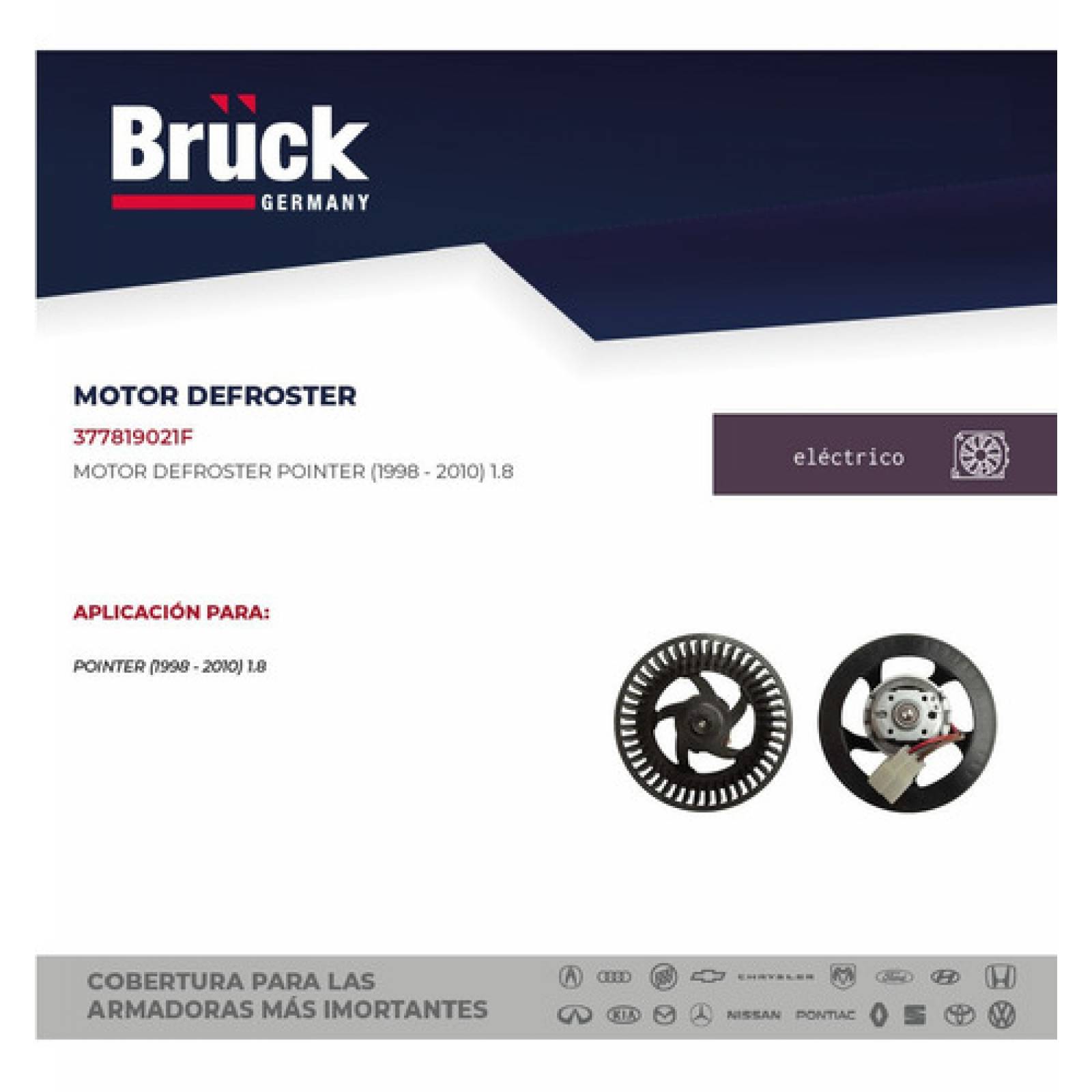 Motor Defroster Pointer Todos Ventilador Calefacción