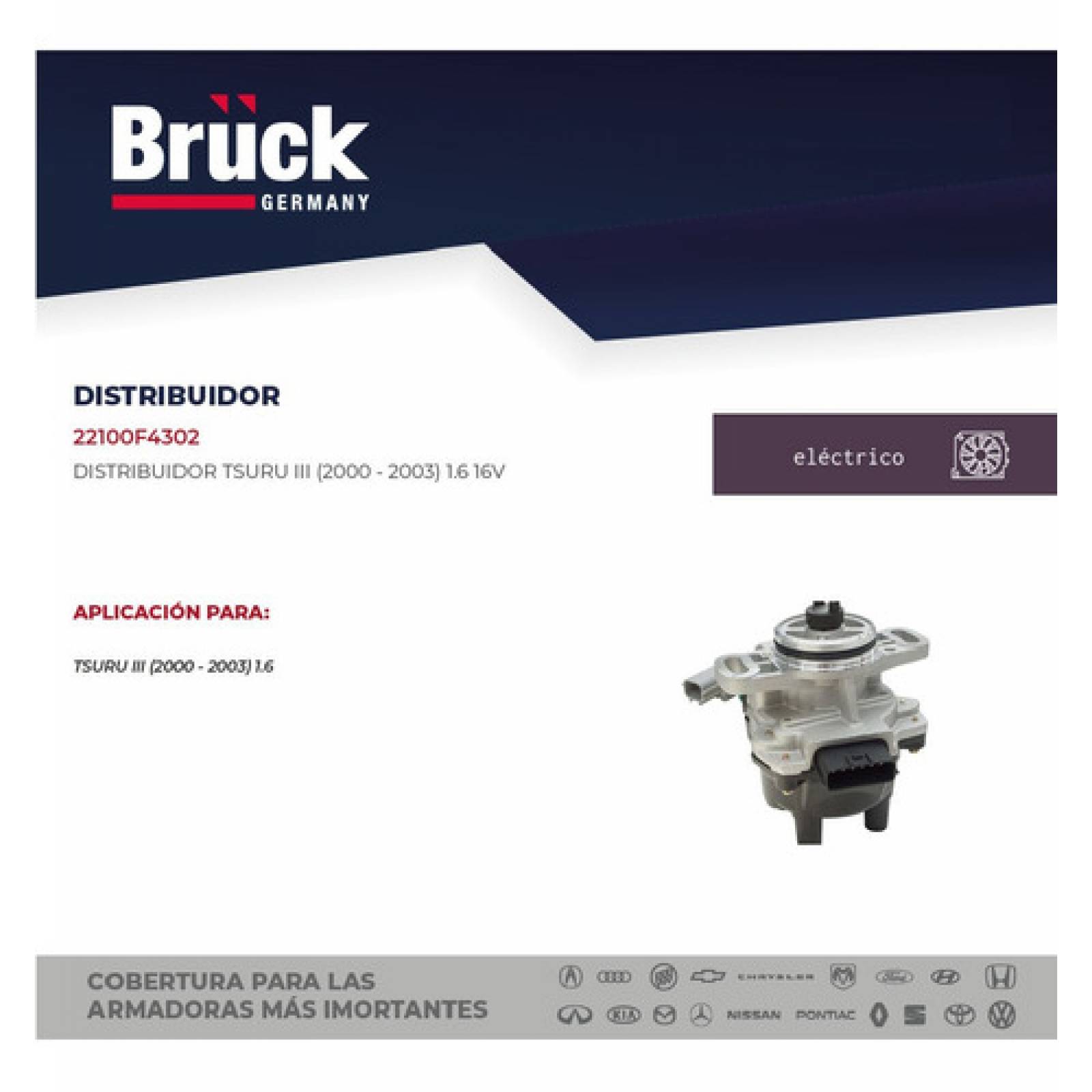 Distribuidor Nissan Tsuru Iii 3 2000 2001 2002 2003