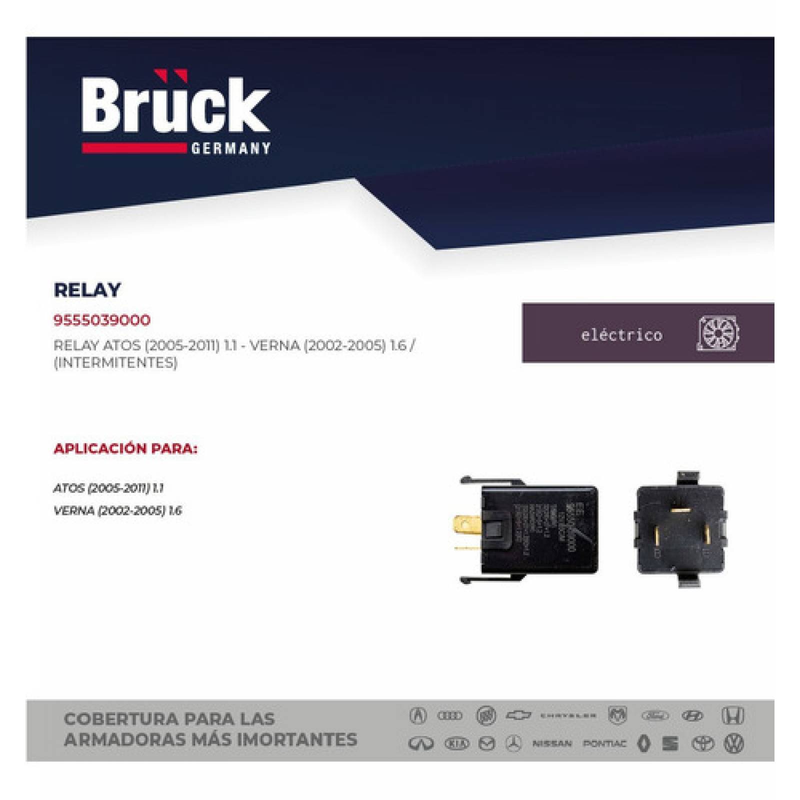 Relay Intermitentes Hyundai Atos 2005 - 2011