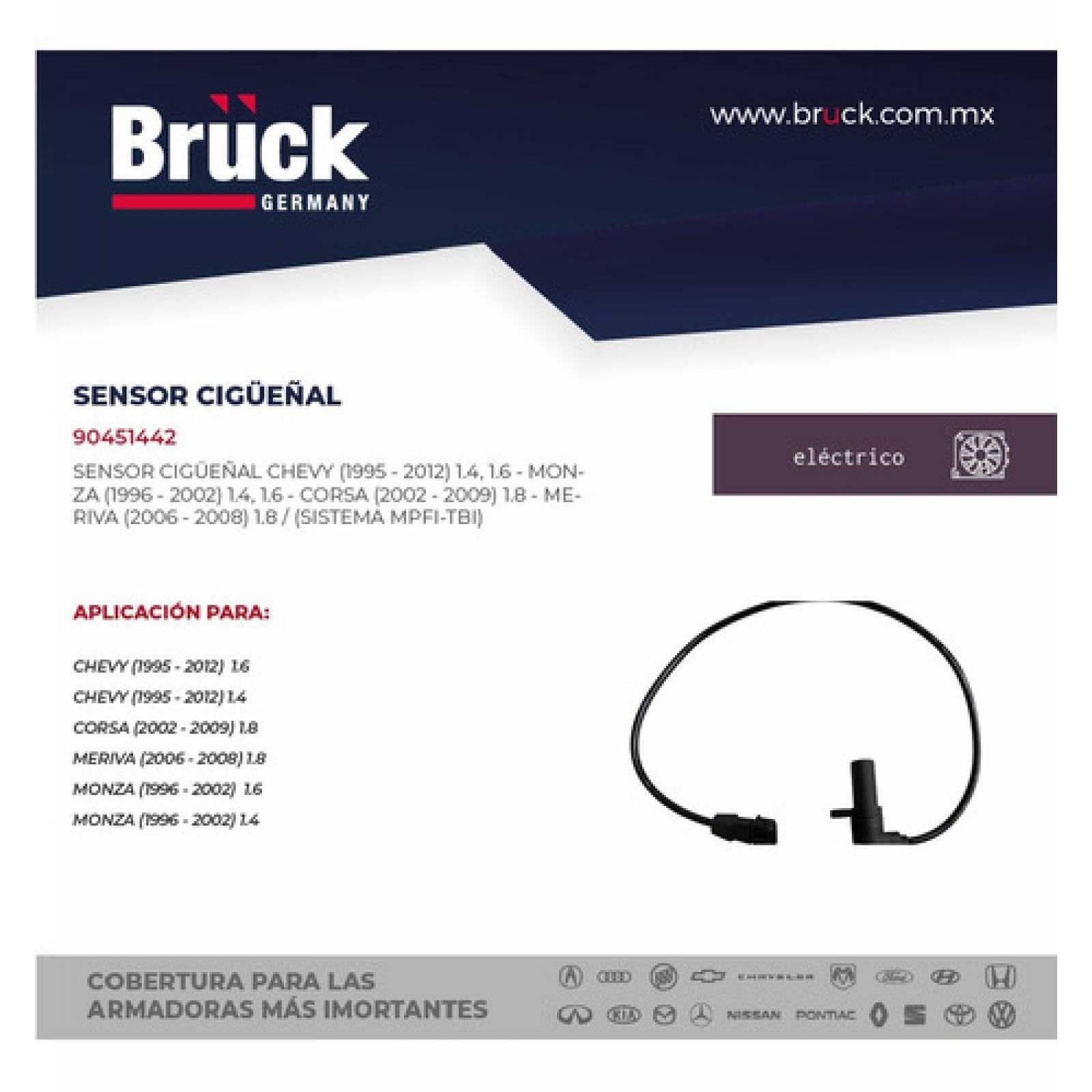 Sensor Cigueñal Chevy Monza Pick Up 96 97 98 99 01 02 03