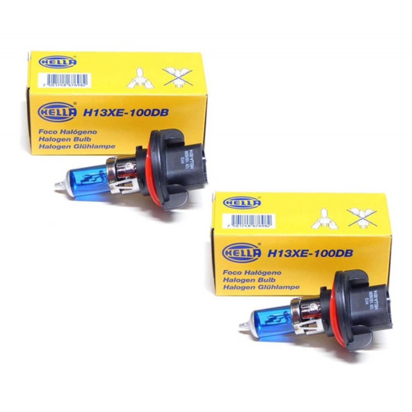 Foco Chevy 2009 Faro Alta Y Baja Hella H13 100/80w Azul (1pz