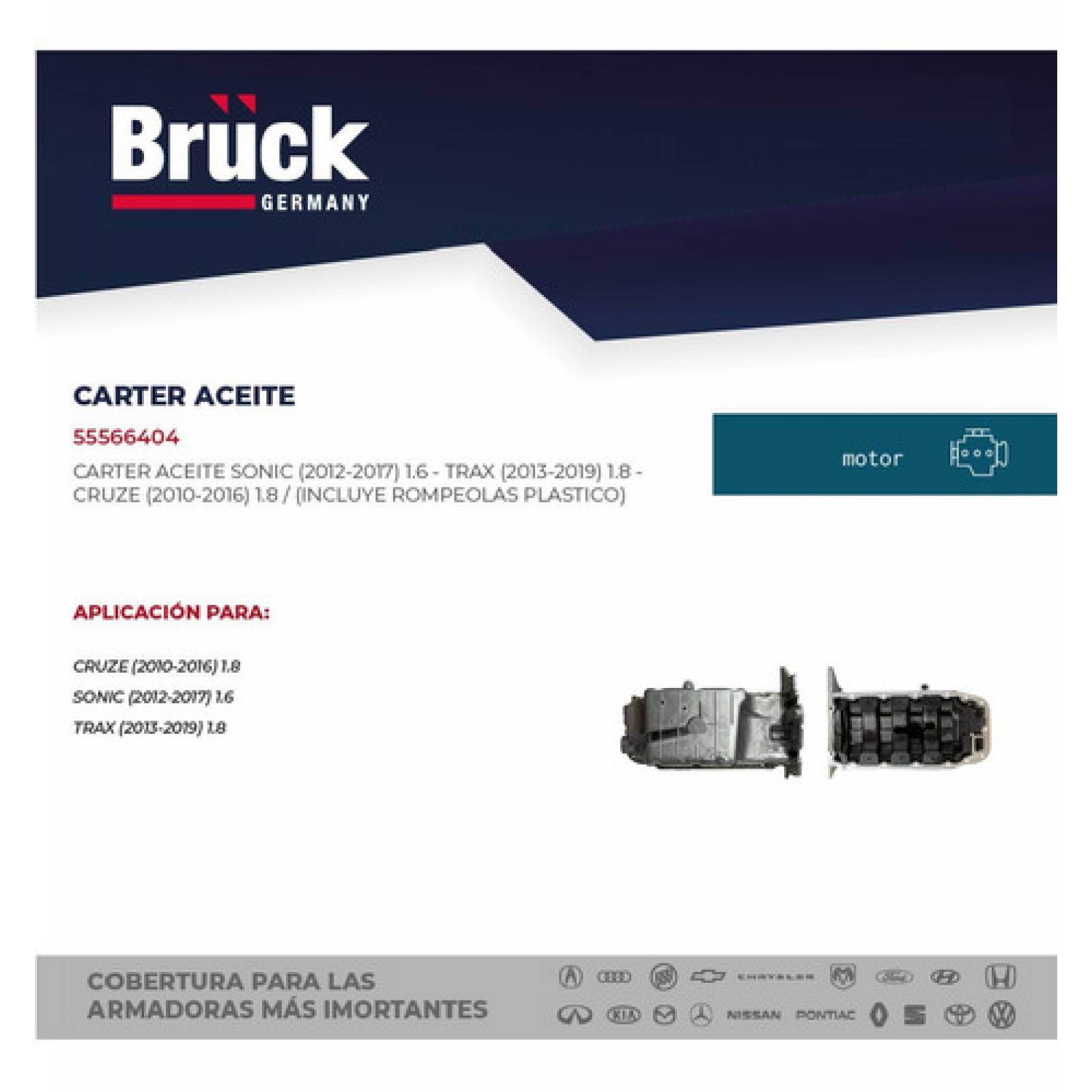 Carter Aceite Sonic 2016 1.6